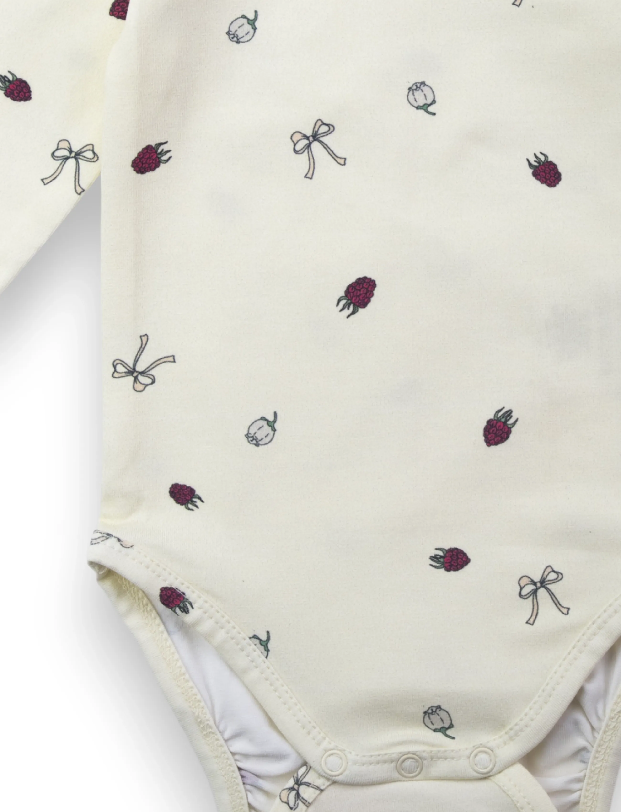 LouieLouie - Louie Bodystocking - Jersey - long-sleeved bodies - raspberry and flowers - 2