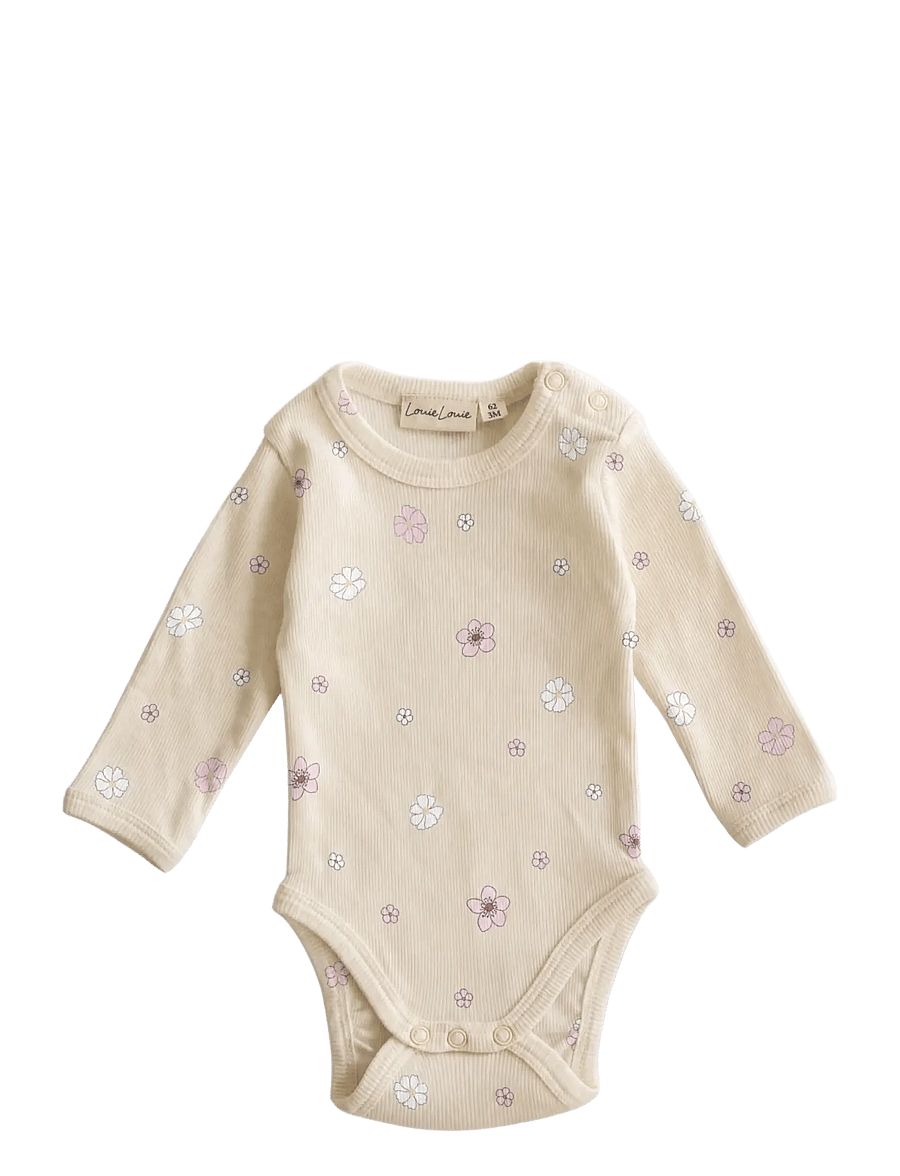 LouieLouie - Louie Bodystocking - Rib2x1 - langärmelige bodys - colorful garden - 0