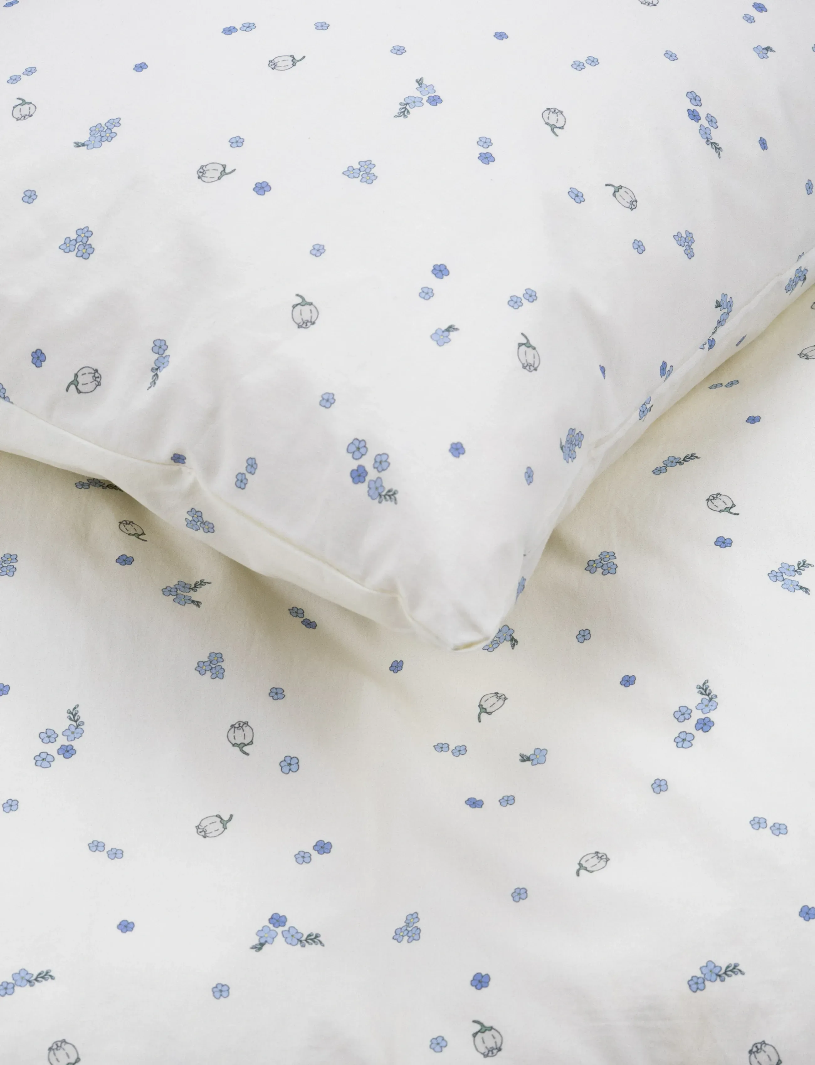 LouieLouie - Bedding -Poplin - gode sommertilbud - forget-me-not - 3