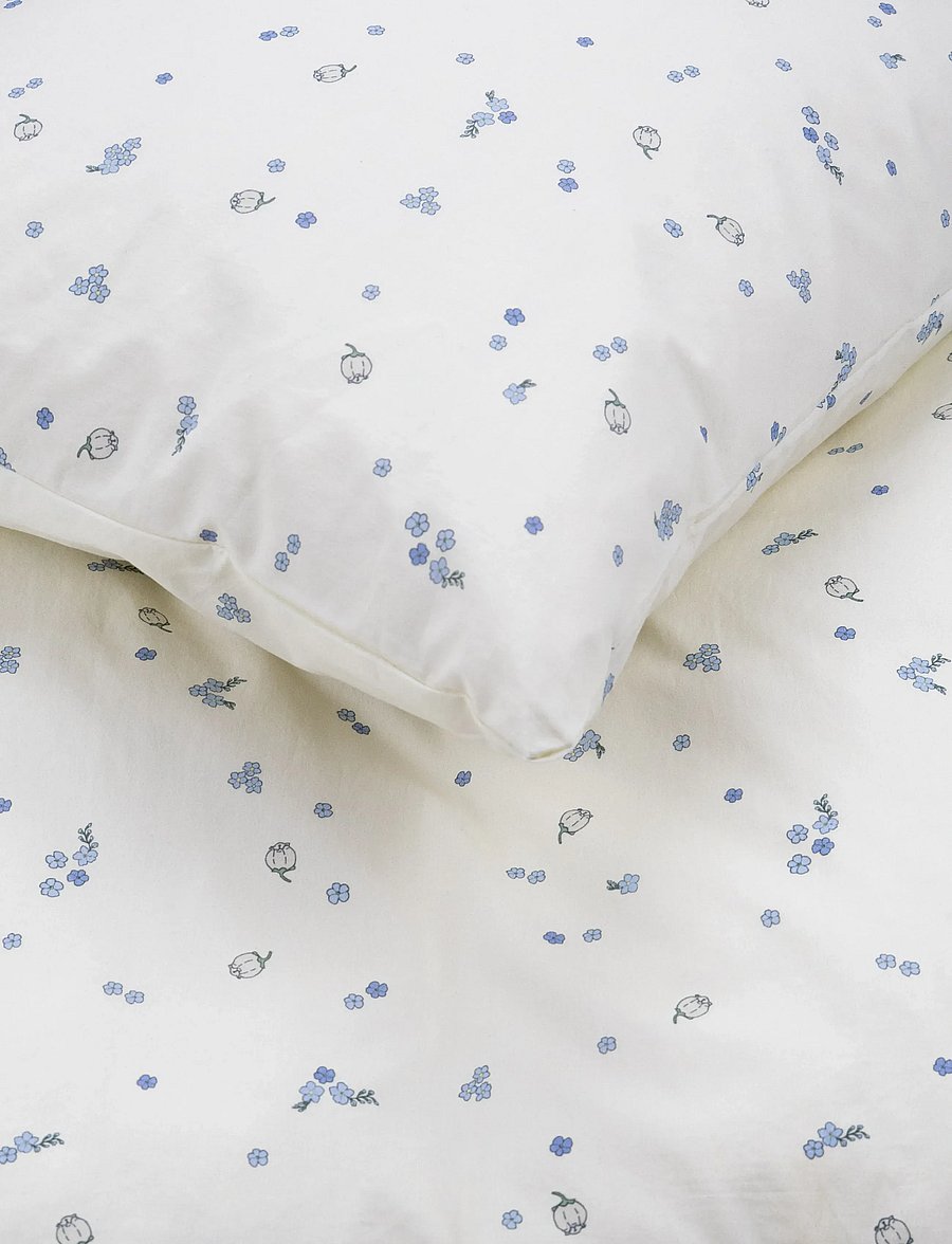 LouieLouie - Bedding -Poplin - sommerschnäppchen - forget-me-not - 3
