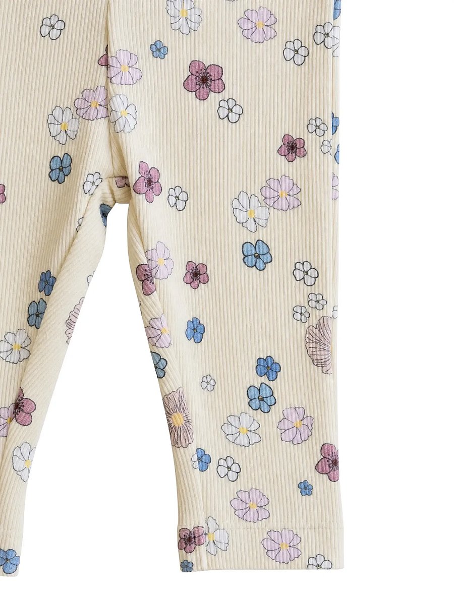 LouieLouie - Louie Leggings - Rib 2x1 - leggings - flowering - 3