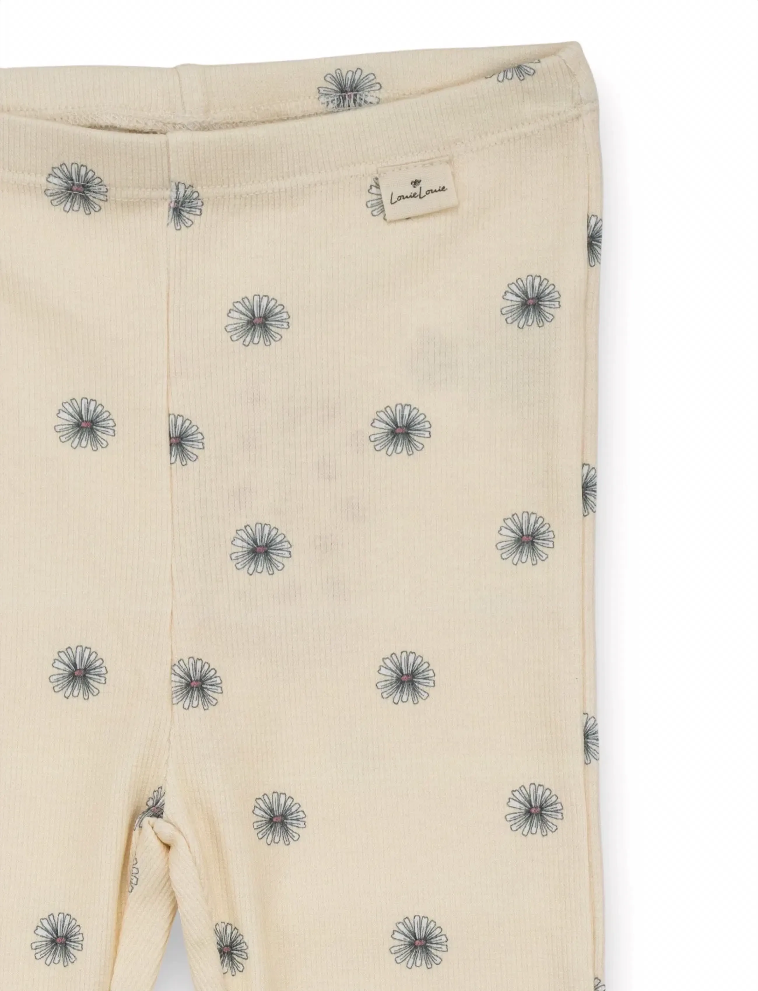 LouieLouie - Louie Leggings - Rib 2x1 - babybukser - marguritte - 2