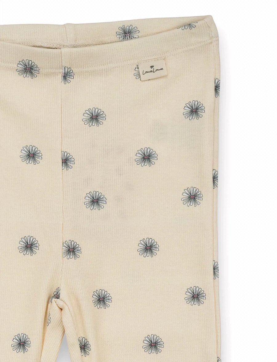 LouieLouie - Louie Leggings - Rib 2x1 - kelnytės kūdikiams - marguritte - 2