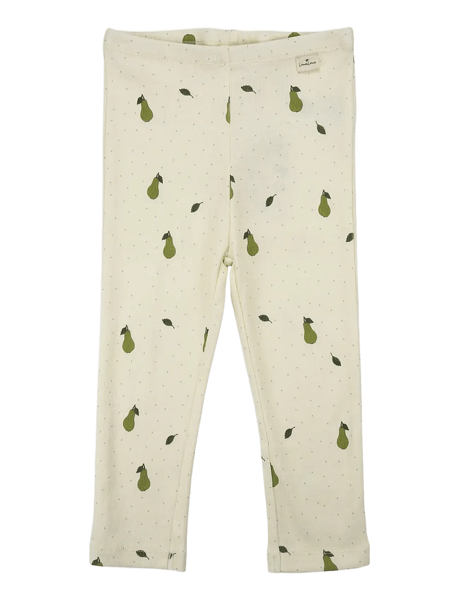 LouieLouie - Louie Leggings - Rib 2x1 - kelnytės kūdikiams - pear fall - 0