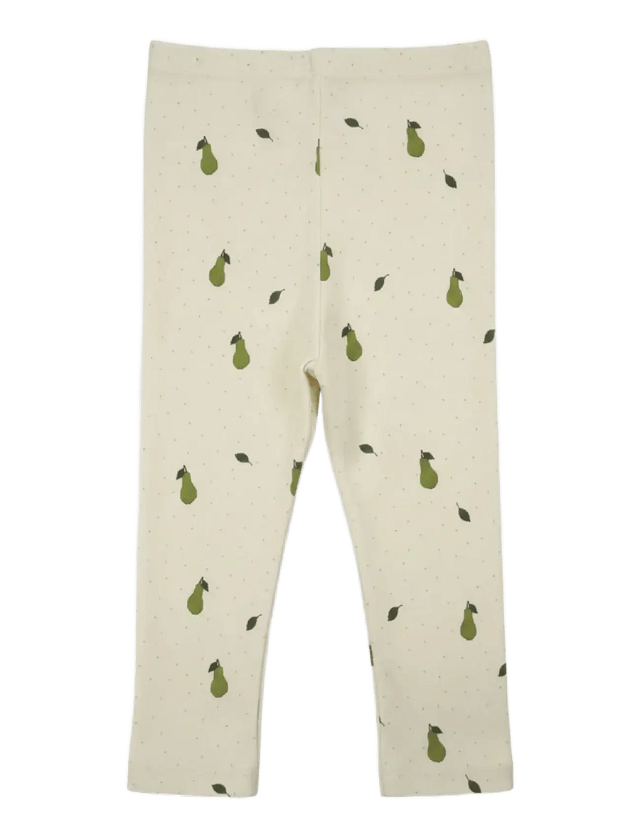 LouieLouie - Louie Leggings - Rib 2x1 - kelnytės kūdikiams - pear fall - 1