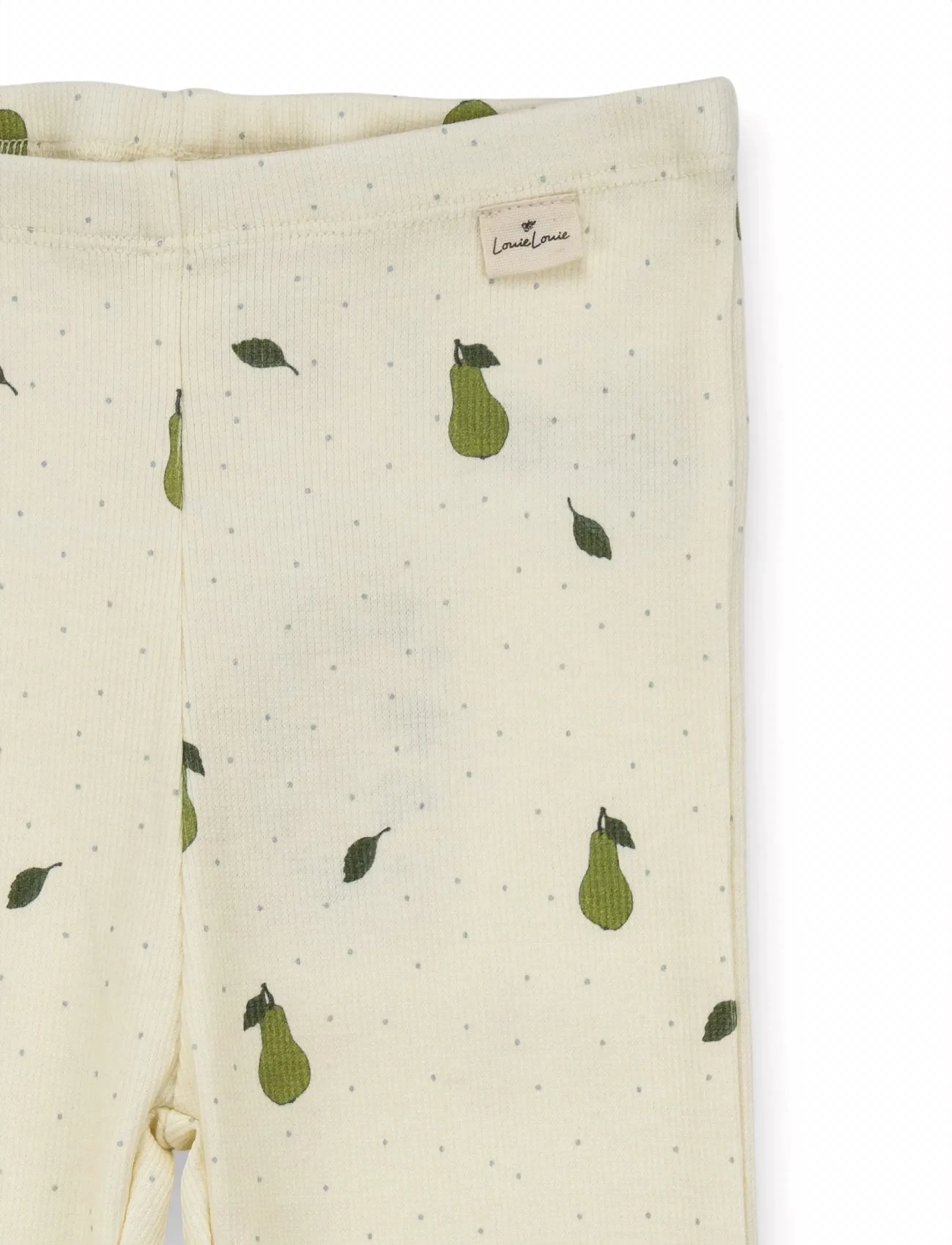 LouieLouie - Louie Leggings - Rib 2x1 - babybukser - pear fall - 2