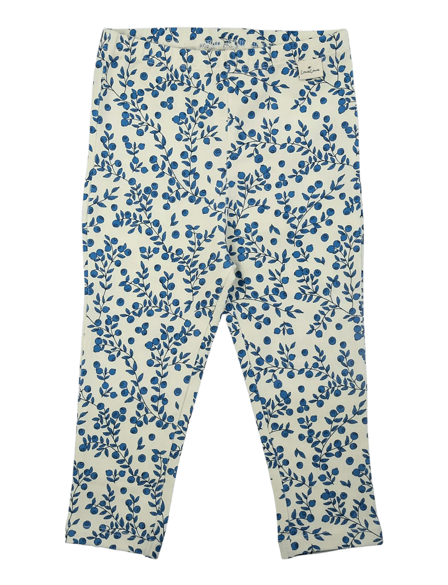 LouieLouie - Louie Leggings - Jersey - beebipüksid - blueberry branches - 0