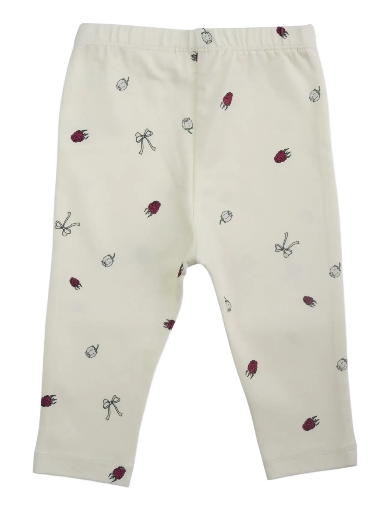 LouieLouie - Louie Leggings - Jersey - babybukser - raspberry and flowers - 1