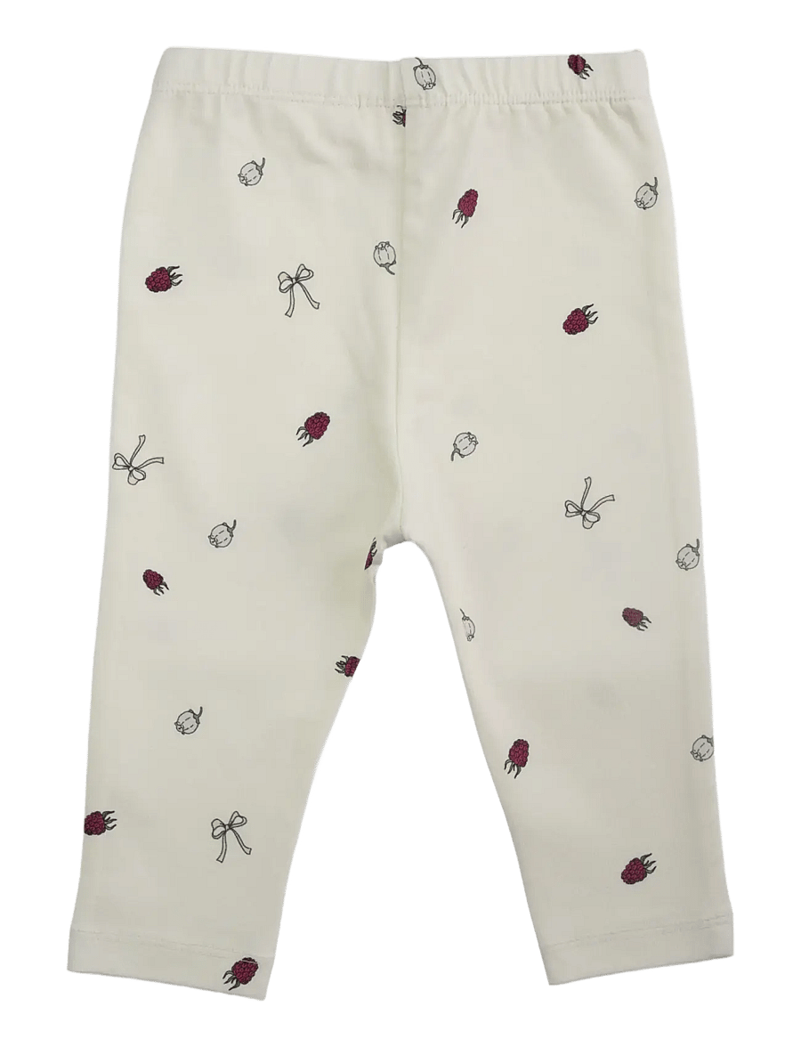 LouieLouie - Louie Leggings - Jersey - beebipüksid - raspberry and flowers - 1