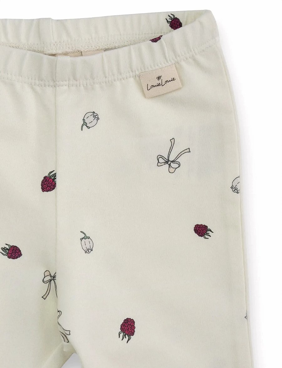 LouieLouie - Louie Leggings - Jersey - beebipüksid - raspberry and flowers - 2