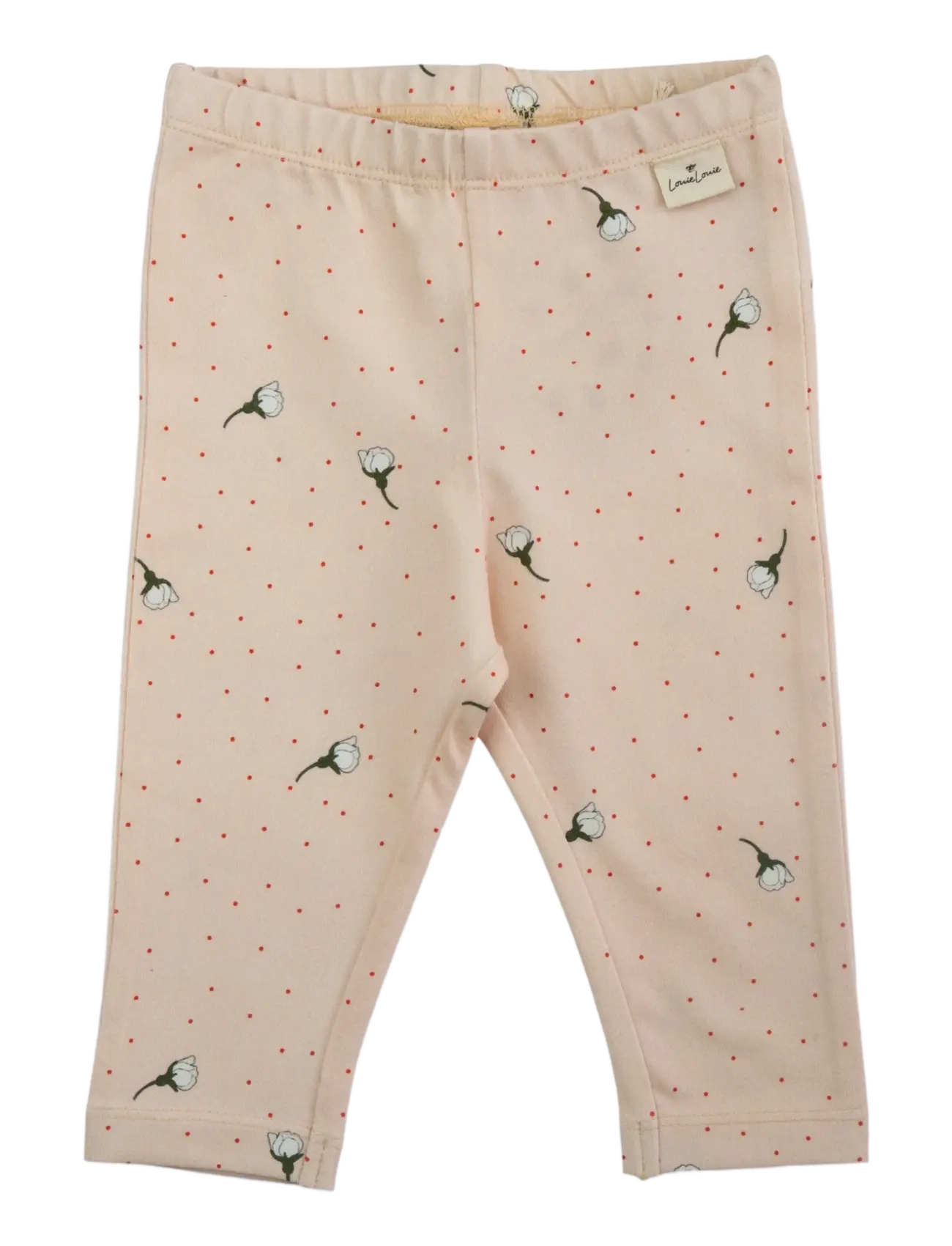 LouieLouie Louie Leggings - Jersey - Leggings - WHITE FLOWERS ROSE / pink/rose