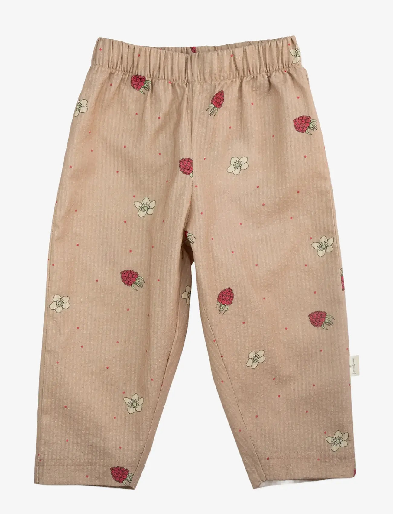 LouieLouie - Thyme Pants - Seersucker - babybukser - rasberry rose - 0