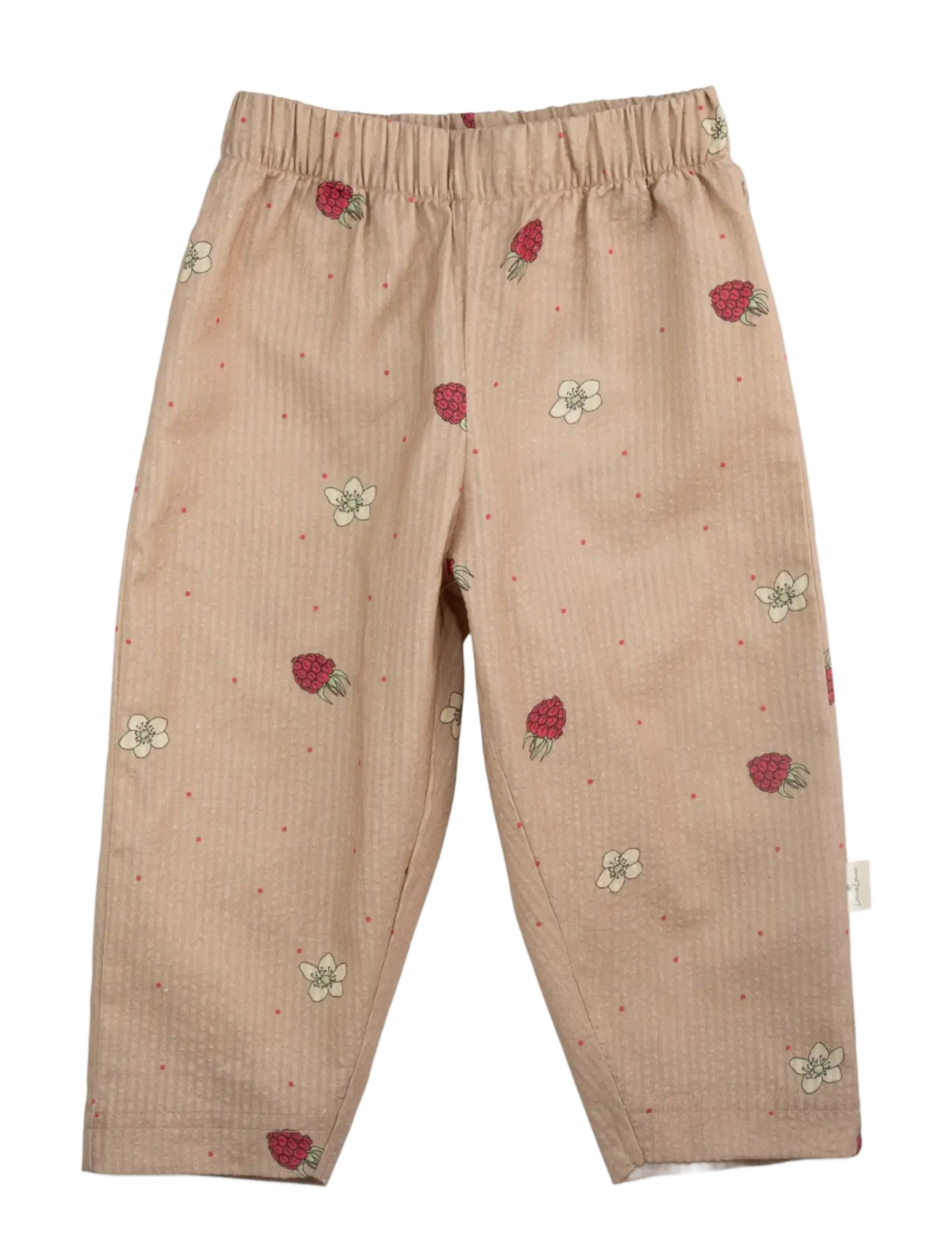 LouieLouie Thyme Pants - Seersucker - Uus - RASBERRY ROSE / pink/rose