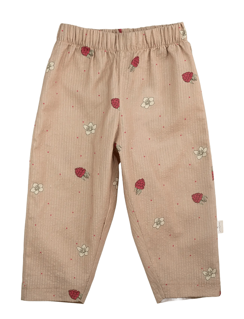 LouieLouie - Thyme Pants - Seersucker - beebipüksid - rasberry rose - 0