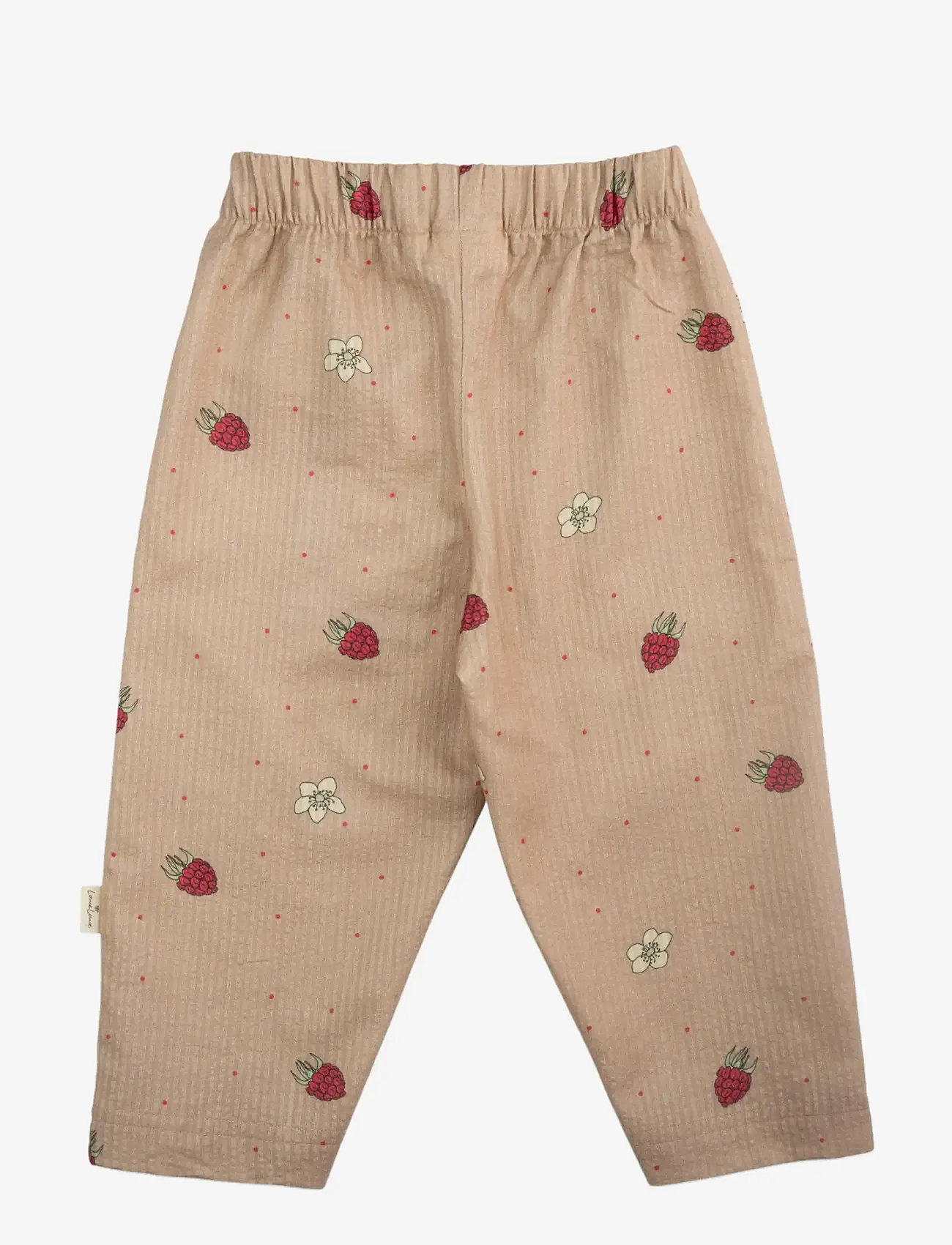 LouieLouie - Thyme Pants - Seersucker - babybukser - rasberry rose - 1
