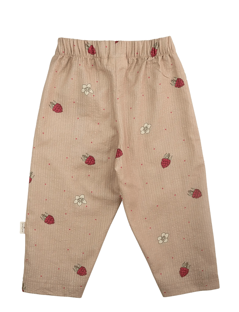 LouieLouie - Thyme Pants - Seersucker - beebipüksid - rasberry rose - 1
