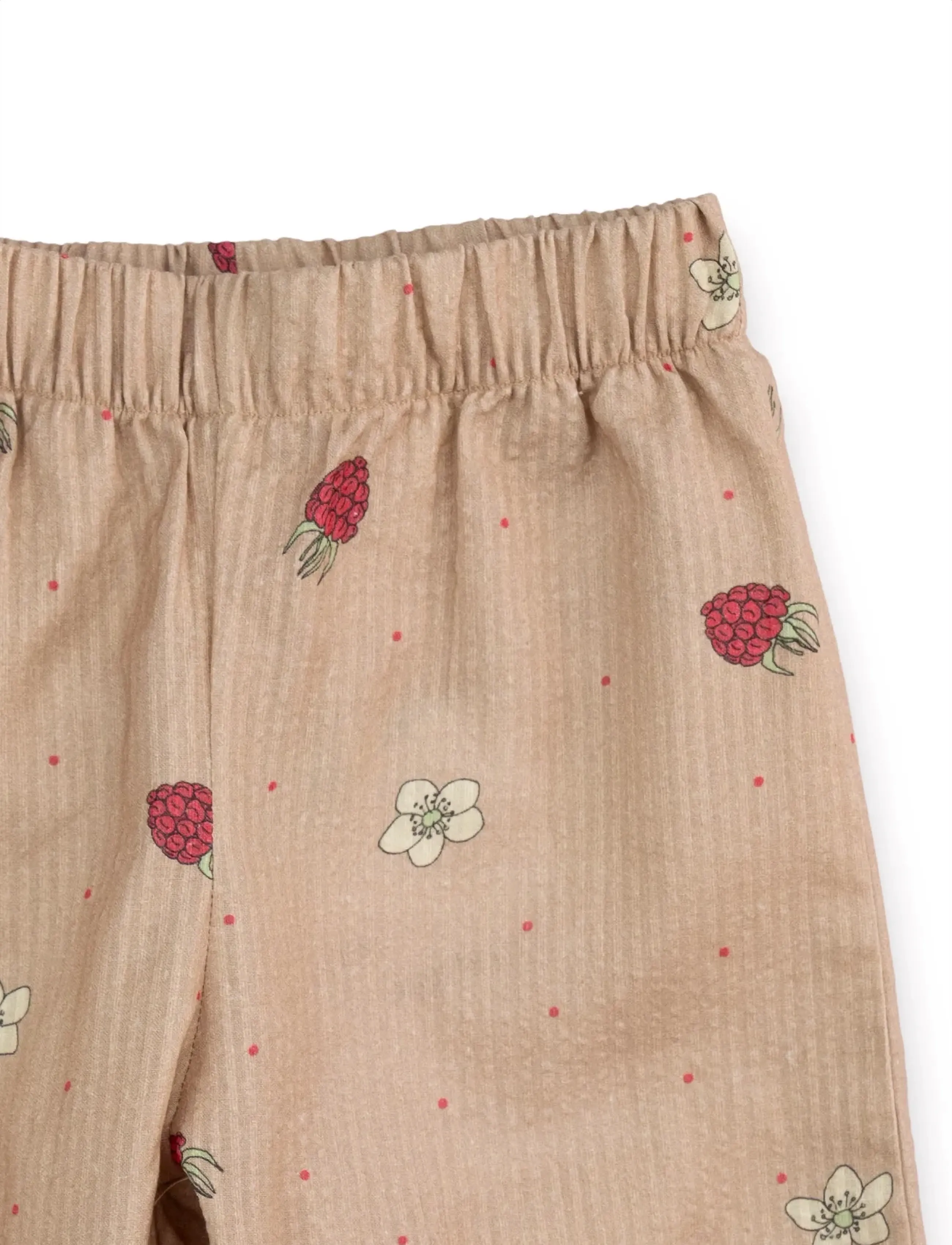 LouieLouie - Thyme Pants - Seersucker - babybukser - rasberry rose - 2
