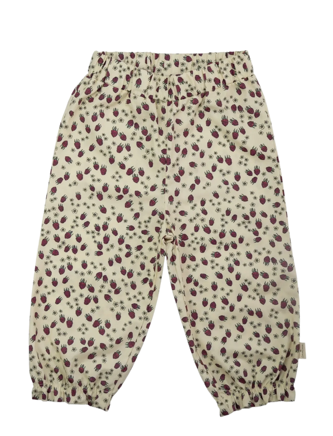 LouieLouie Ellen Pants - Poplin - Bukser - PETIT RASPBERRIES / cream