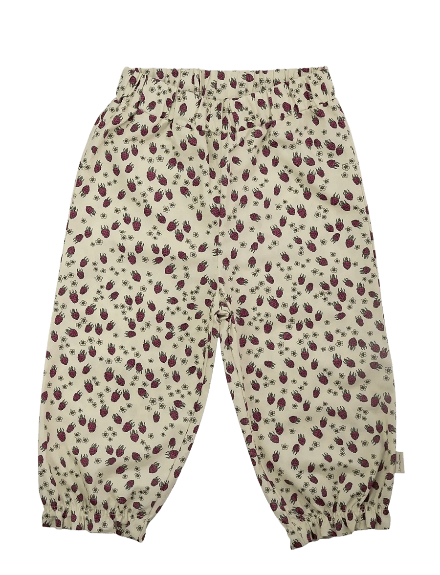 LouieLouie - Ellen Pants - Poplin - babyhosen - petit raspberries - 0