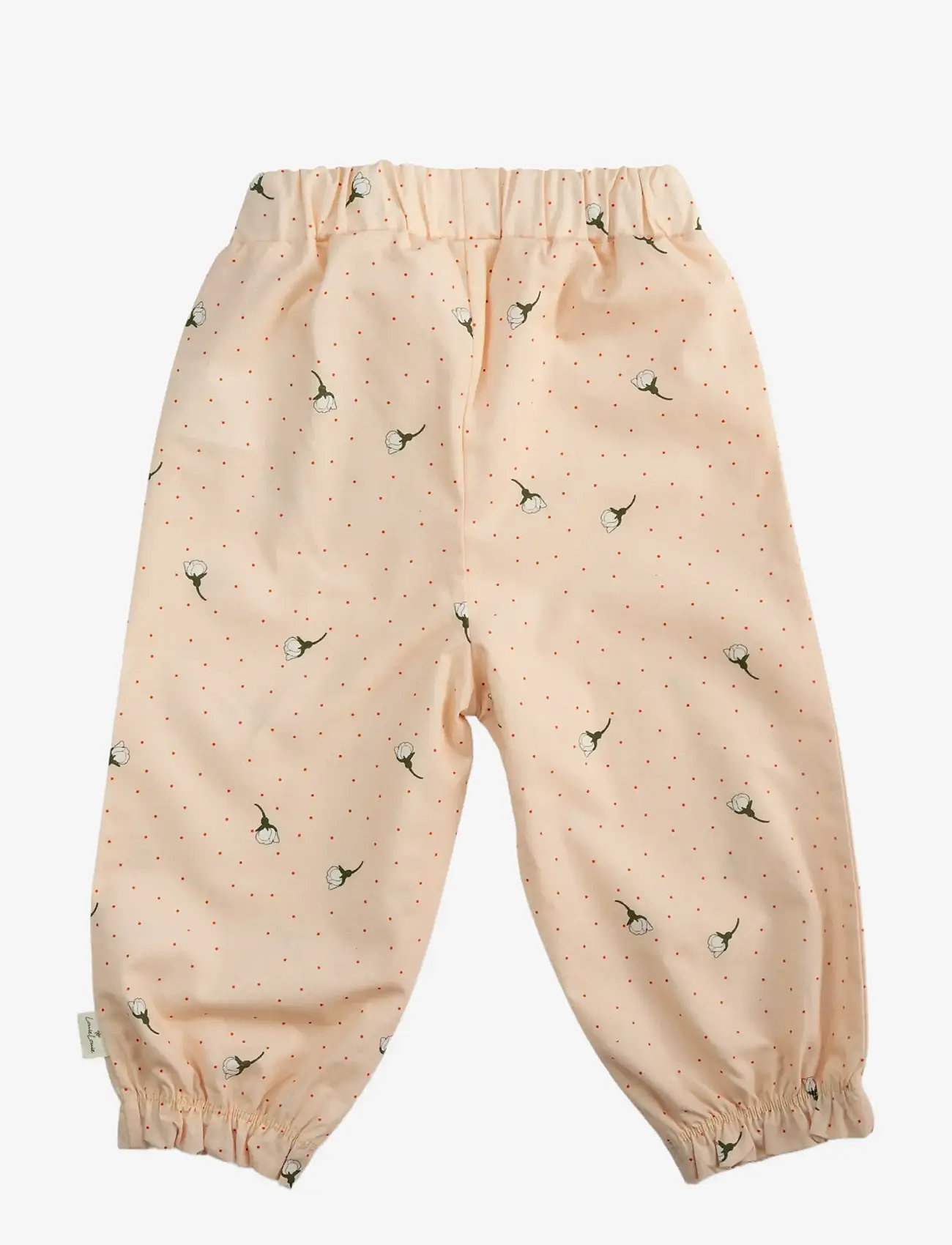 LouieLouie - Ellen Pants - Poplin - babybukser - white flowers rose - 1