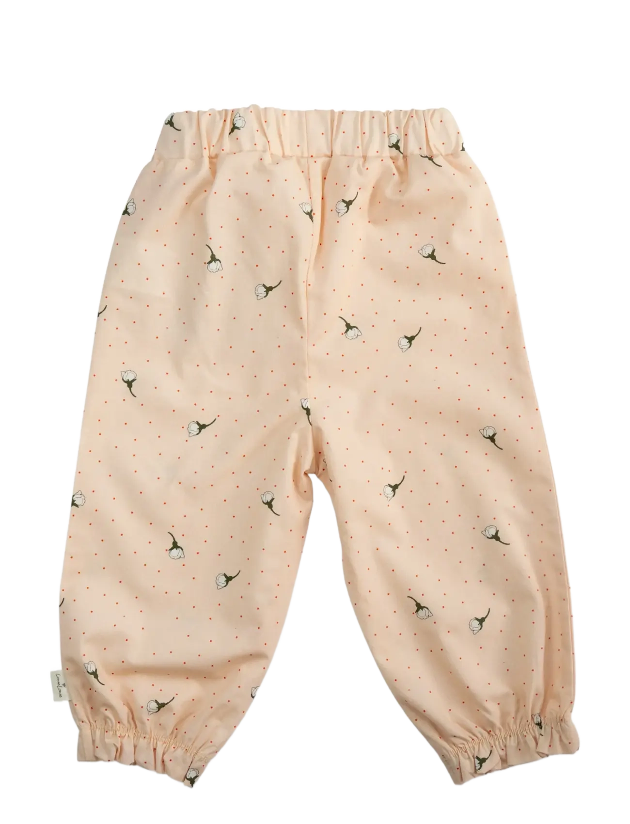 LouieLouie - Ellen Pants - Poplin - beebipüksid - white flowers rose - 1
