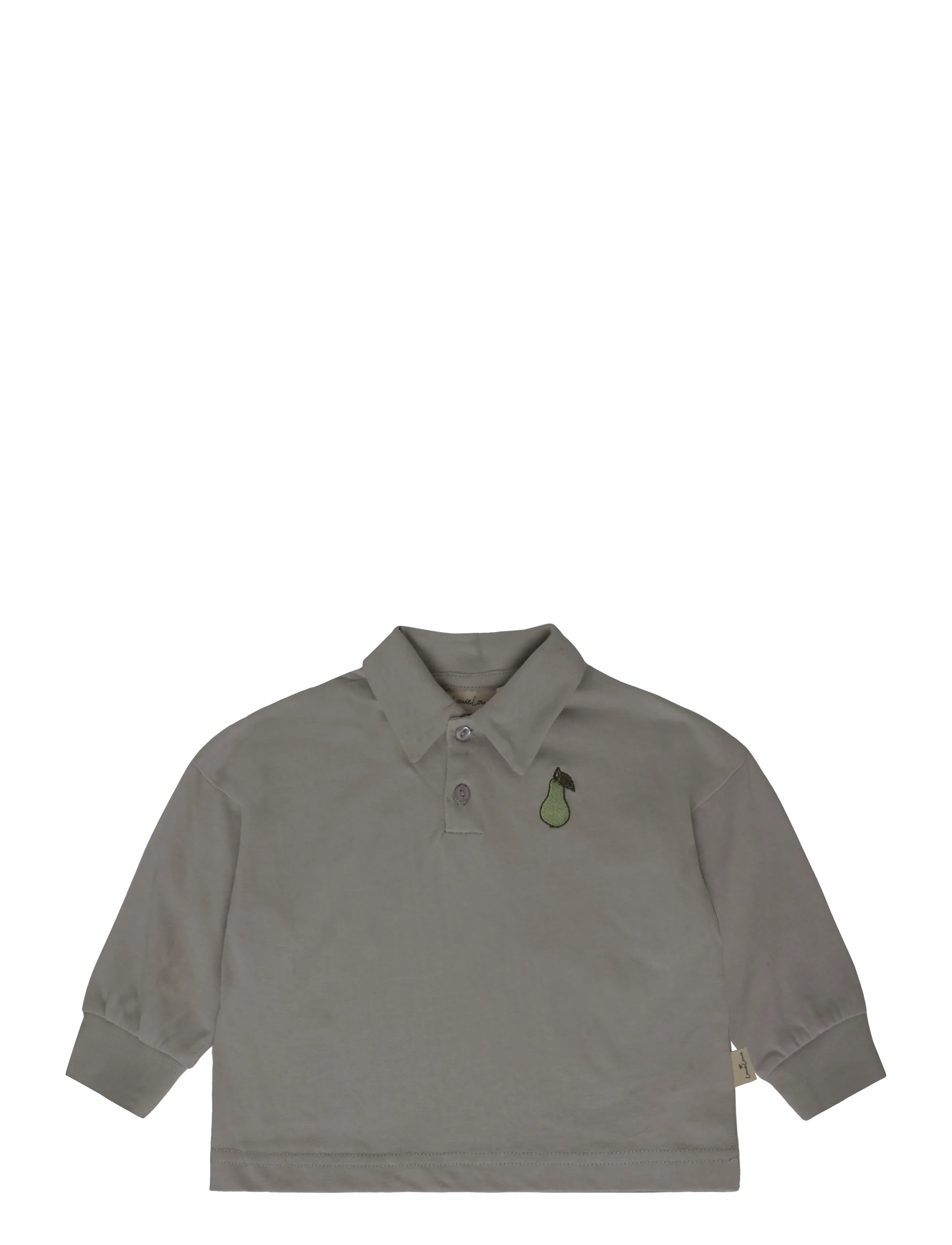LouieLouie Vincent Polo - Jersey - Baby 44-92 - PEAR ON POCKET / cream