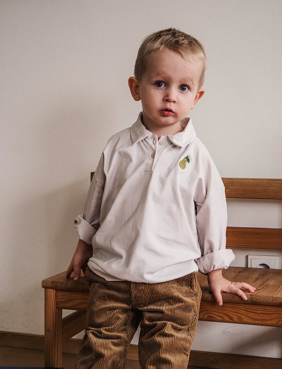 LouieLouie - Vincent Polo - Jersey - långärmade pikéer - pear on pocket - 0