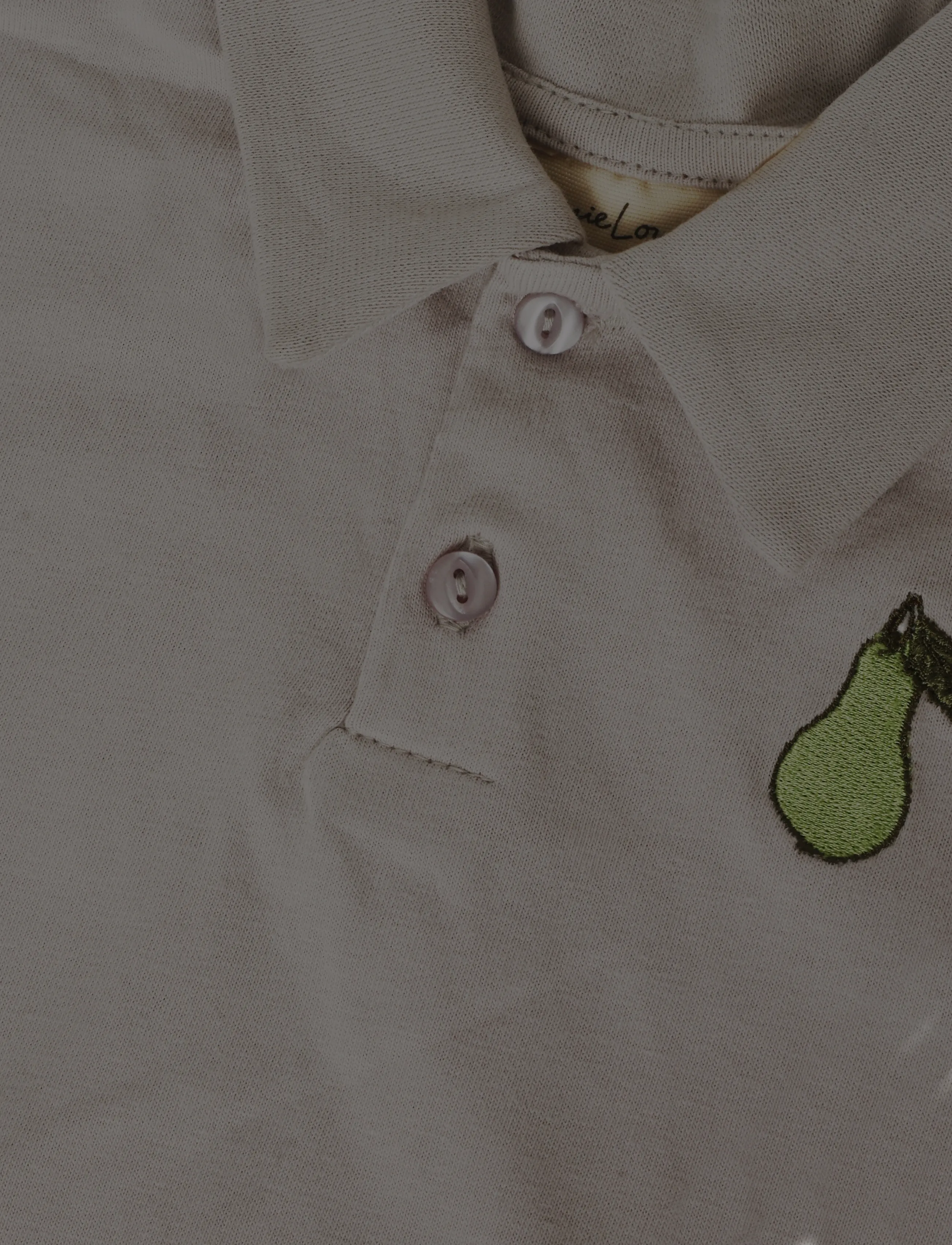 LouieLouie - Vincent Polo - Jersey - polo shirts - pear on pocket - 3