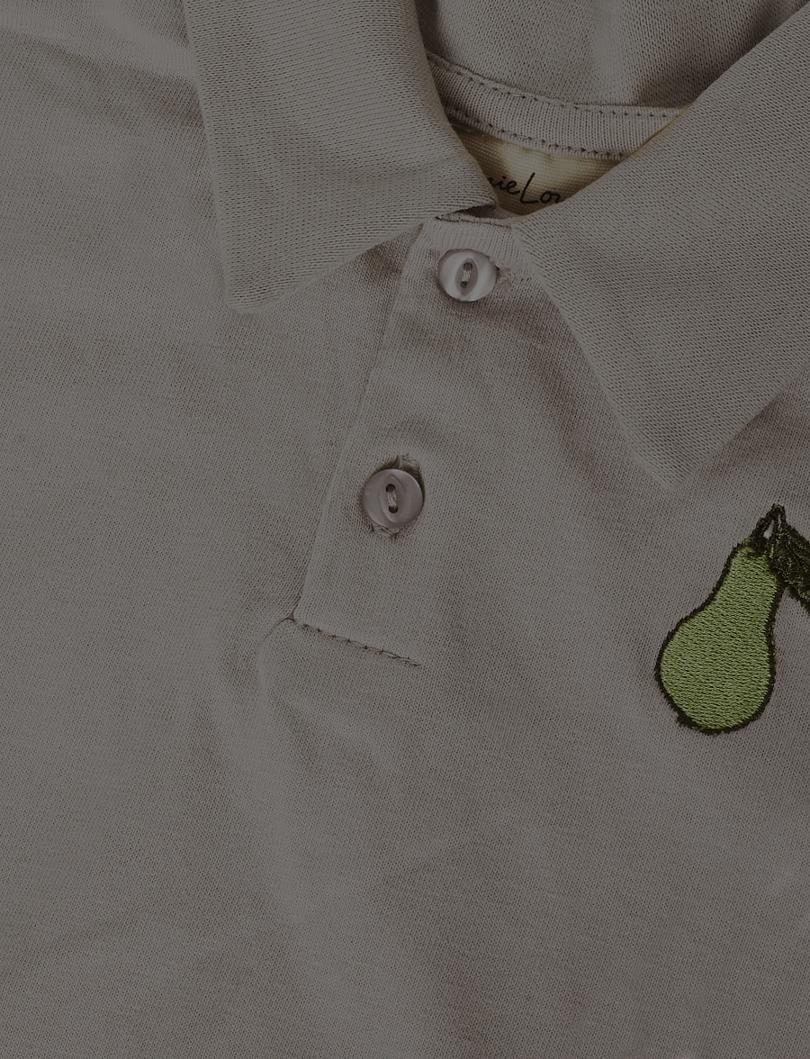 LouieLouie - Vincent Polo - Jersey - pikkade varrukatega polod - pear on pocket - 3