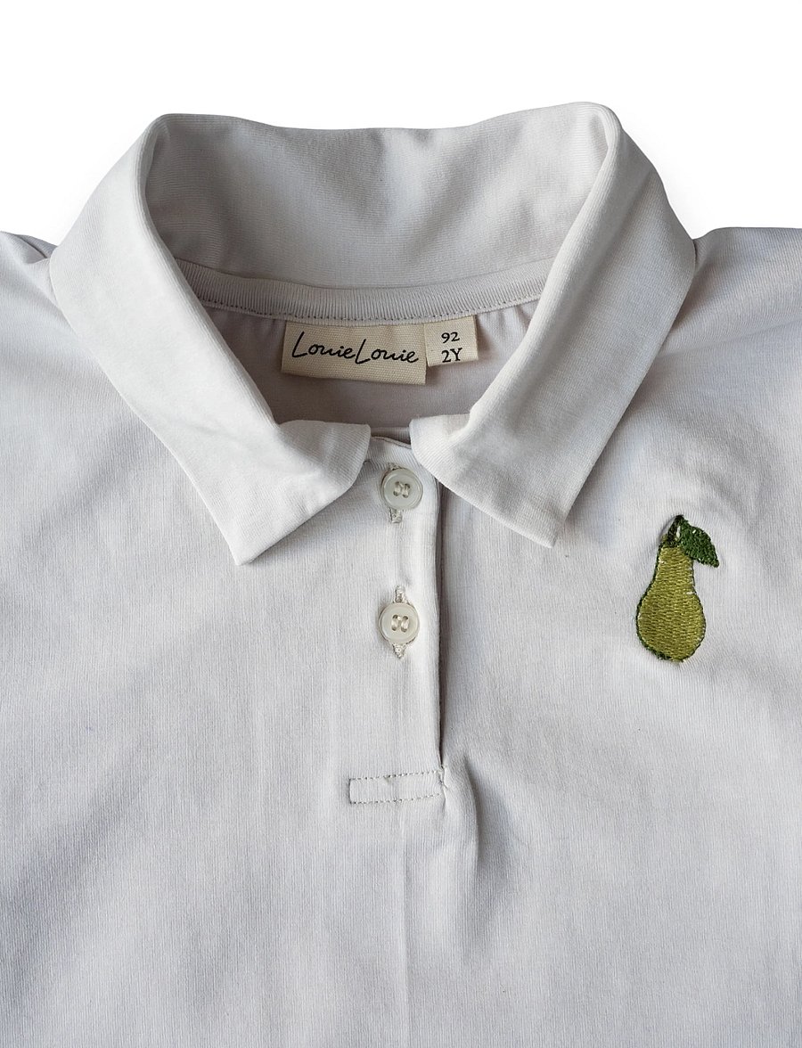 LouieLouie - Vincent Polo - Jersey - långärmade pikéer - pear on pocket - 3