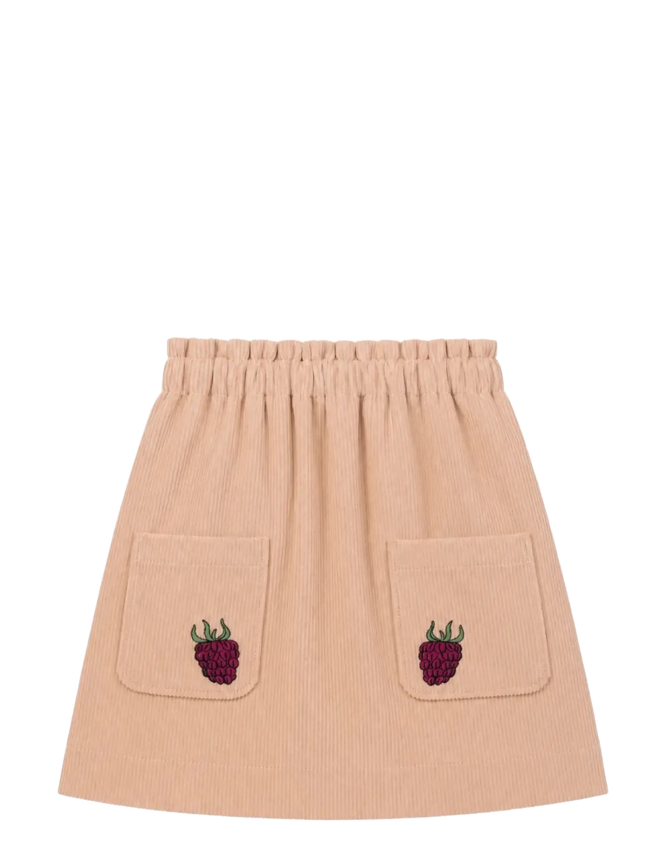 LouieLouie Claire Skirt - Courdroy - Nach Größe einkaufen - ROSE - RASPBERRIES EMB / pink/rose