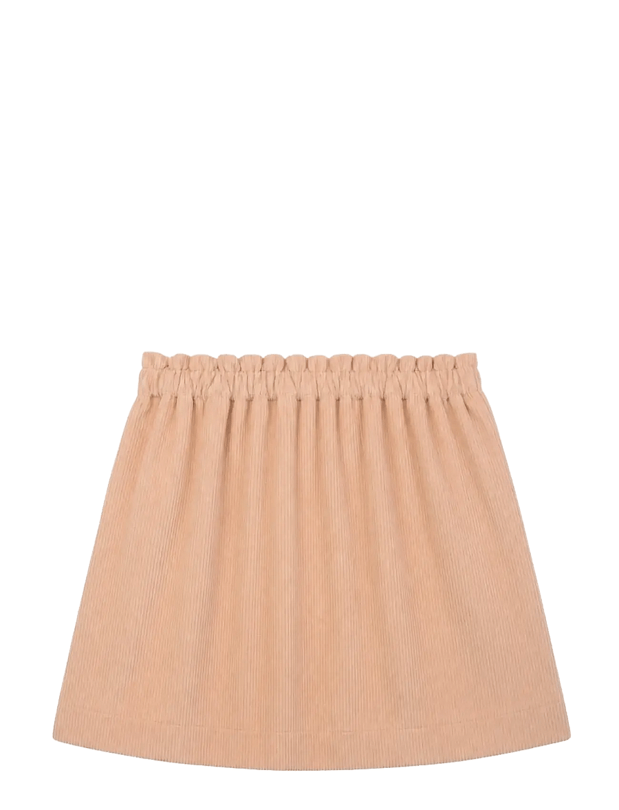 LouieLouie - Claire Skirt - Courdroy - kurze röcke - rose - raspberries emb - 1