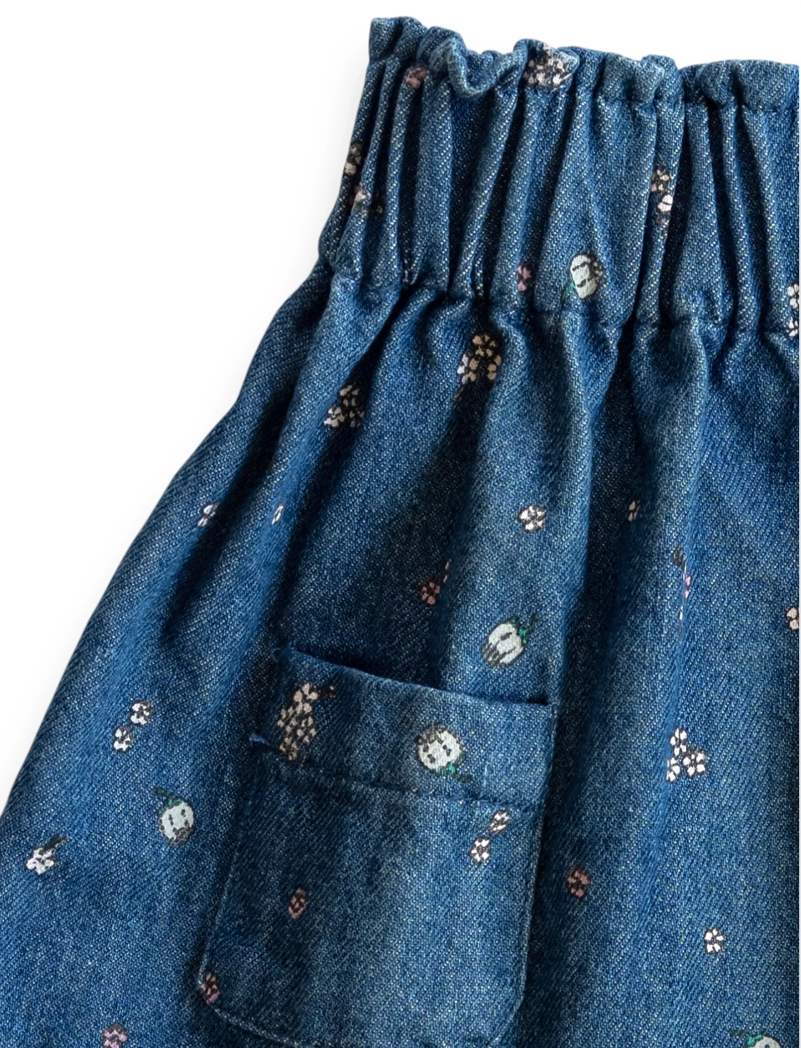 LouieLouie - Claire Skirt - Denim - forget-me-not - 2