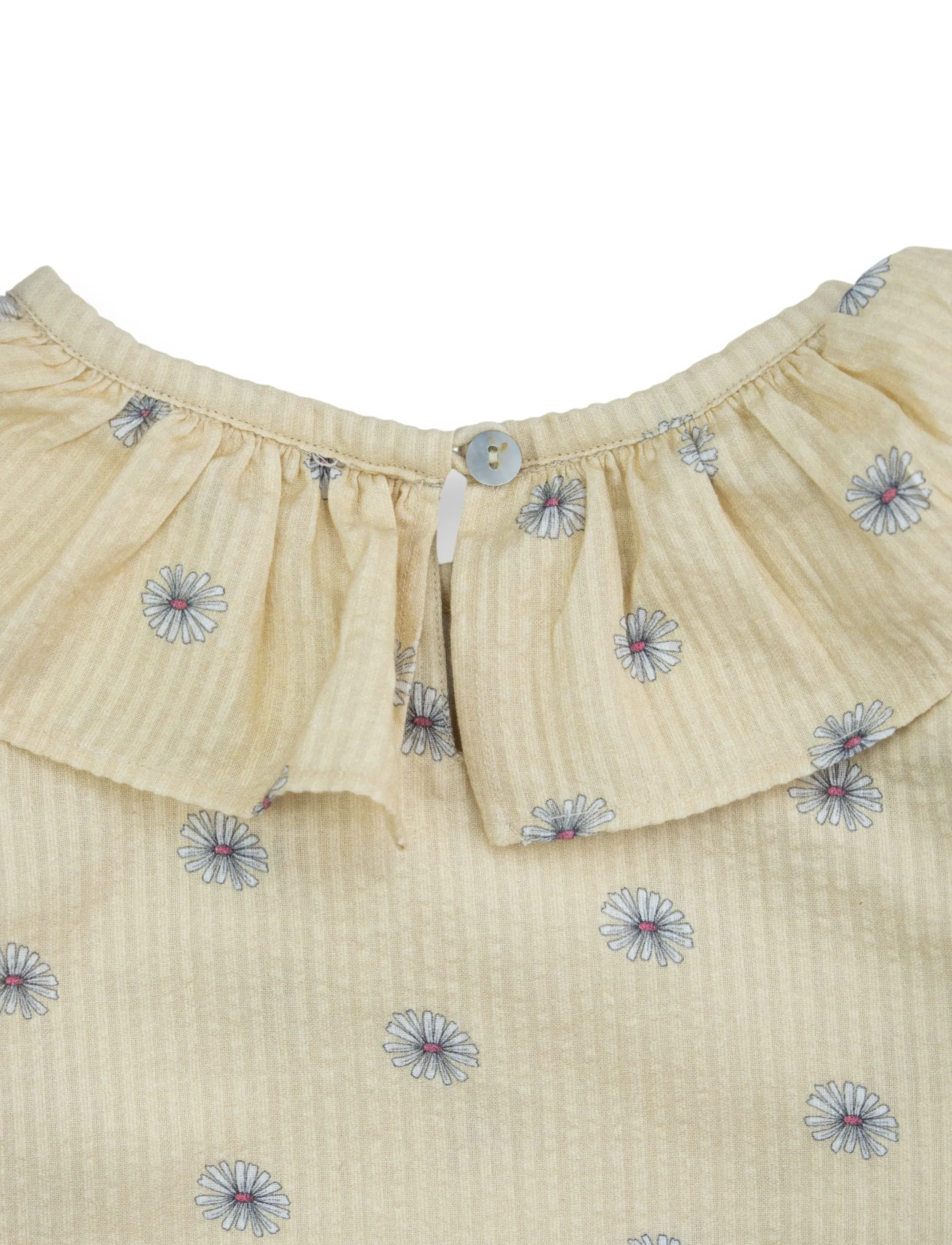LouieLouie - Elinor Ruffle Blouse - Seersucker - blusen & tuniken - marguritte - 1