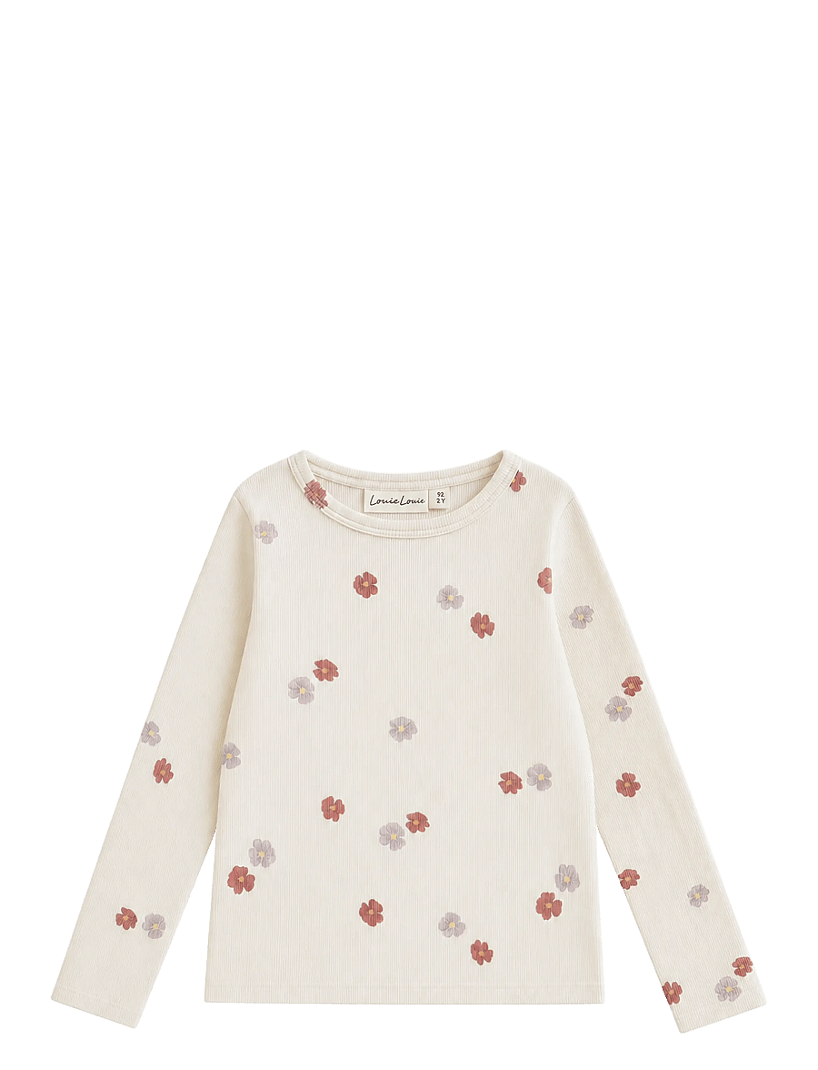 LouieLouie - T-shirt Long sleeve - Rib 2x1 - långärmade t-shirts - cosmos - 0