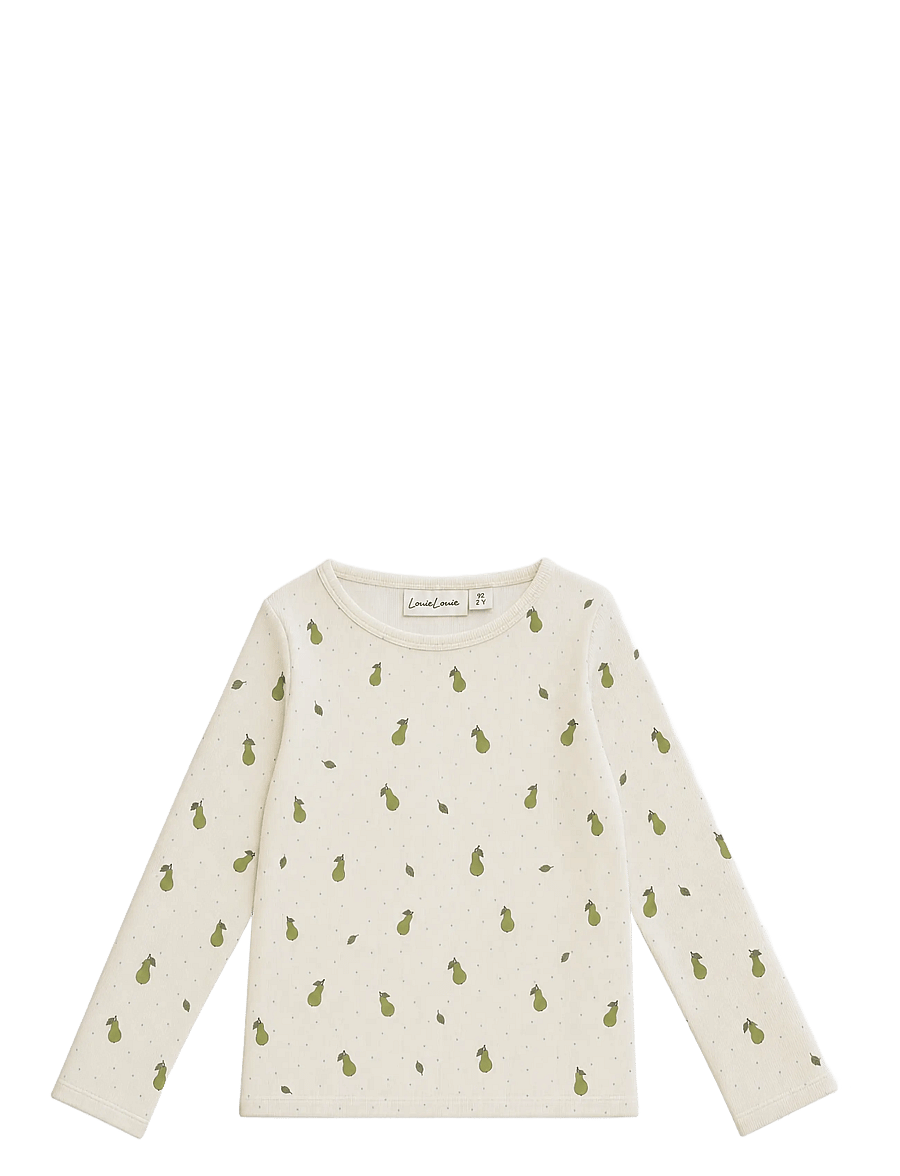 LouieLouie - T-shirt Long sleeve - Rib 2x1 - långärmade t-shirts - pear fall - 0