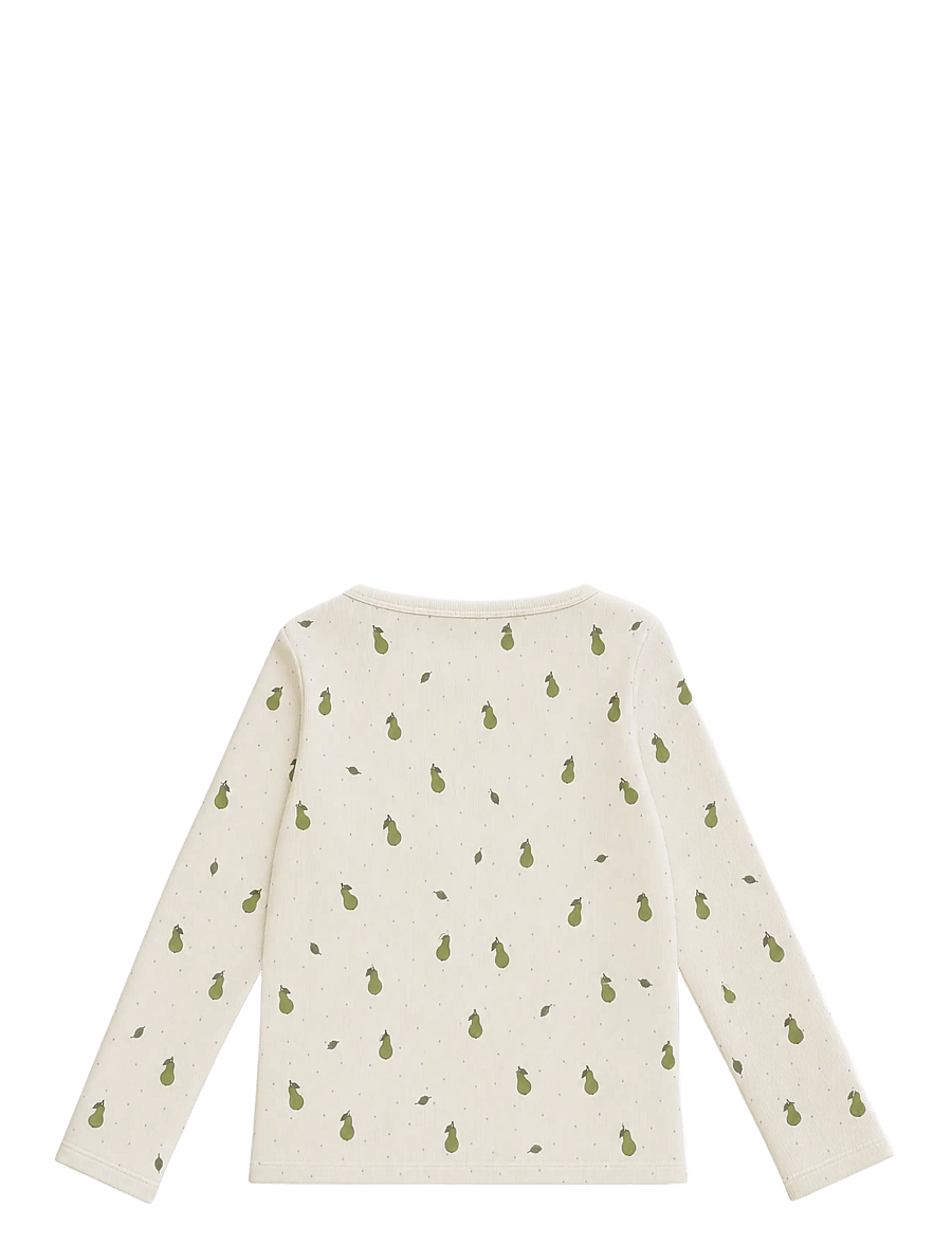 LouieLouie - T-shirt Long sleeve - Rib 2x1 - långärmade t-shirts - pear fall - 1