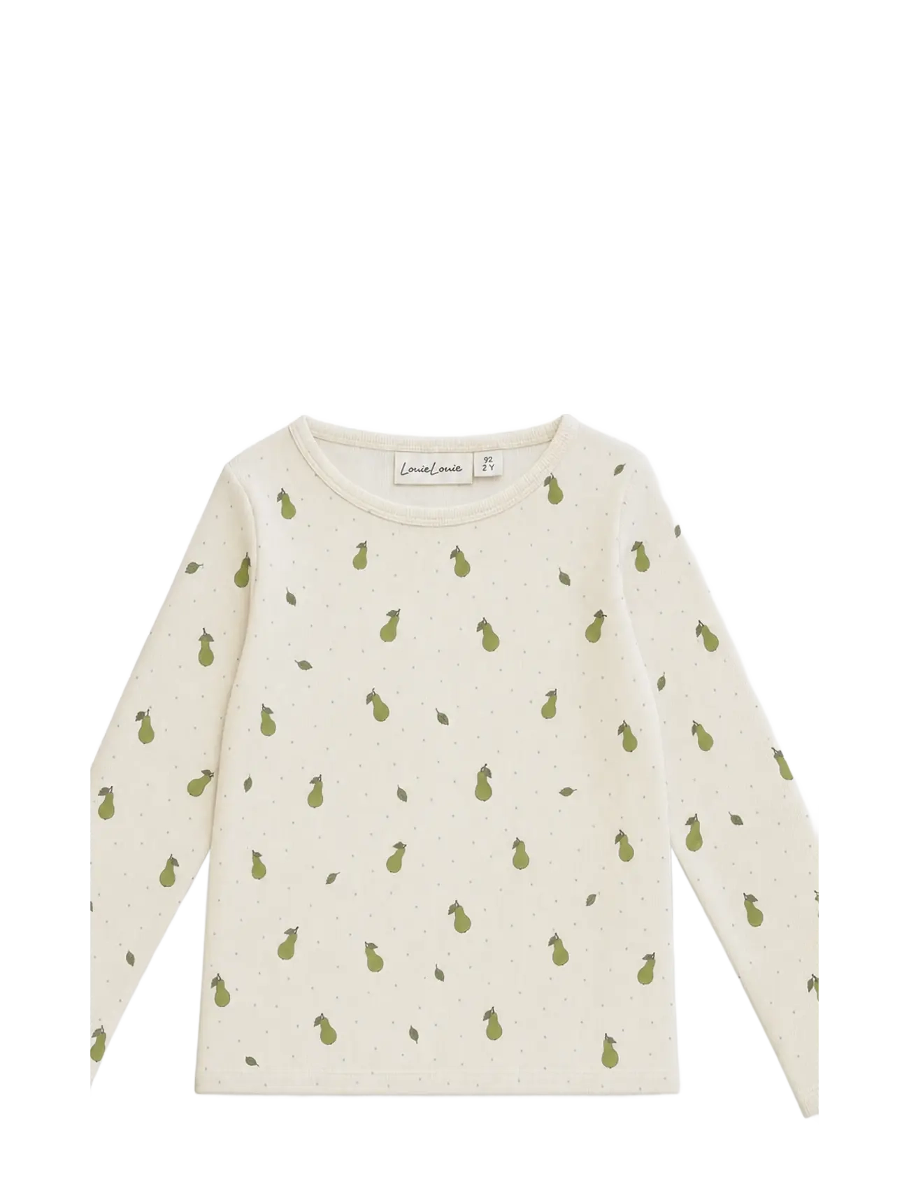 LouieLouie - T-shirt Long sleeve - Rib 2x1 - långärmade t-shirts - pear fall - 2