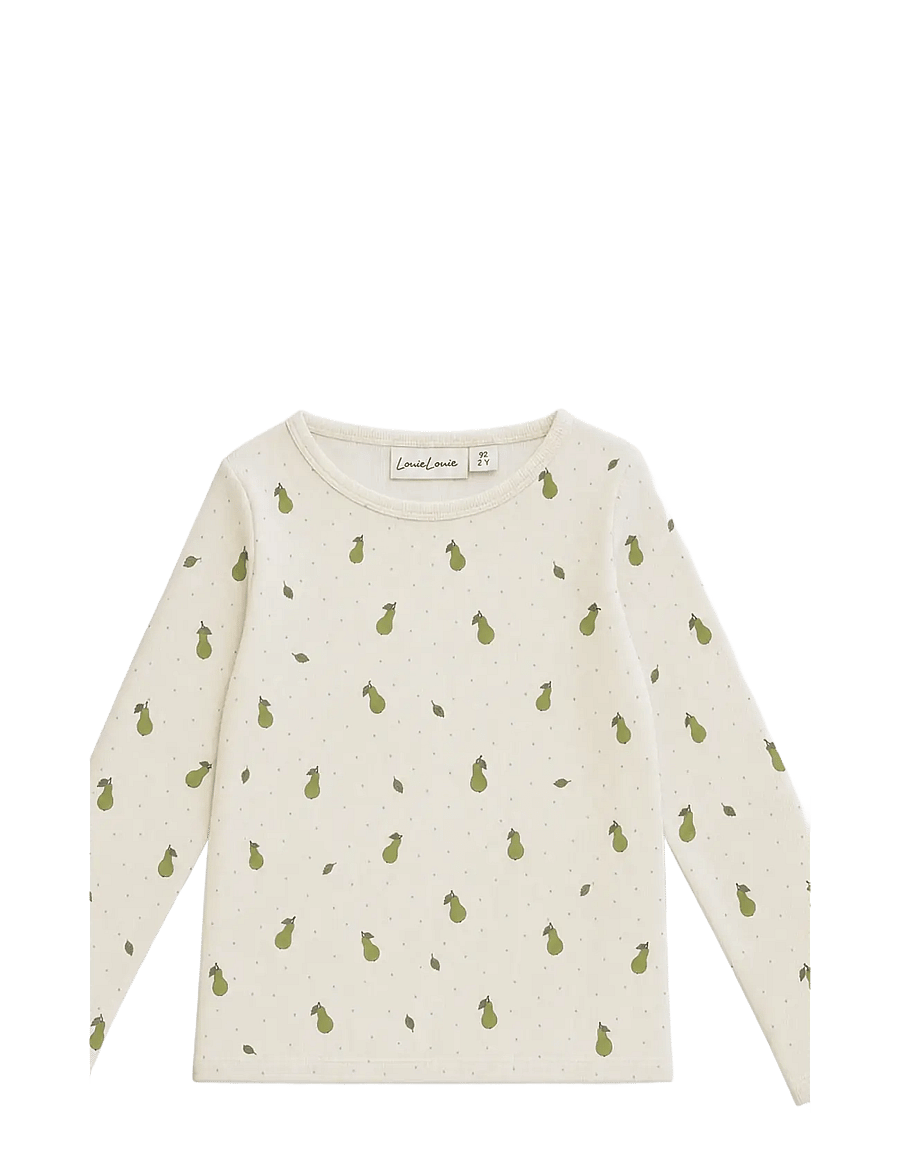 LouieLouie - T-shirt Long sleeve - Rib 2x1 - långärmade t-shirts - pear fall - 2
