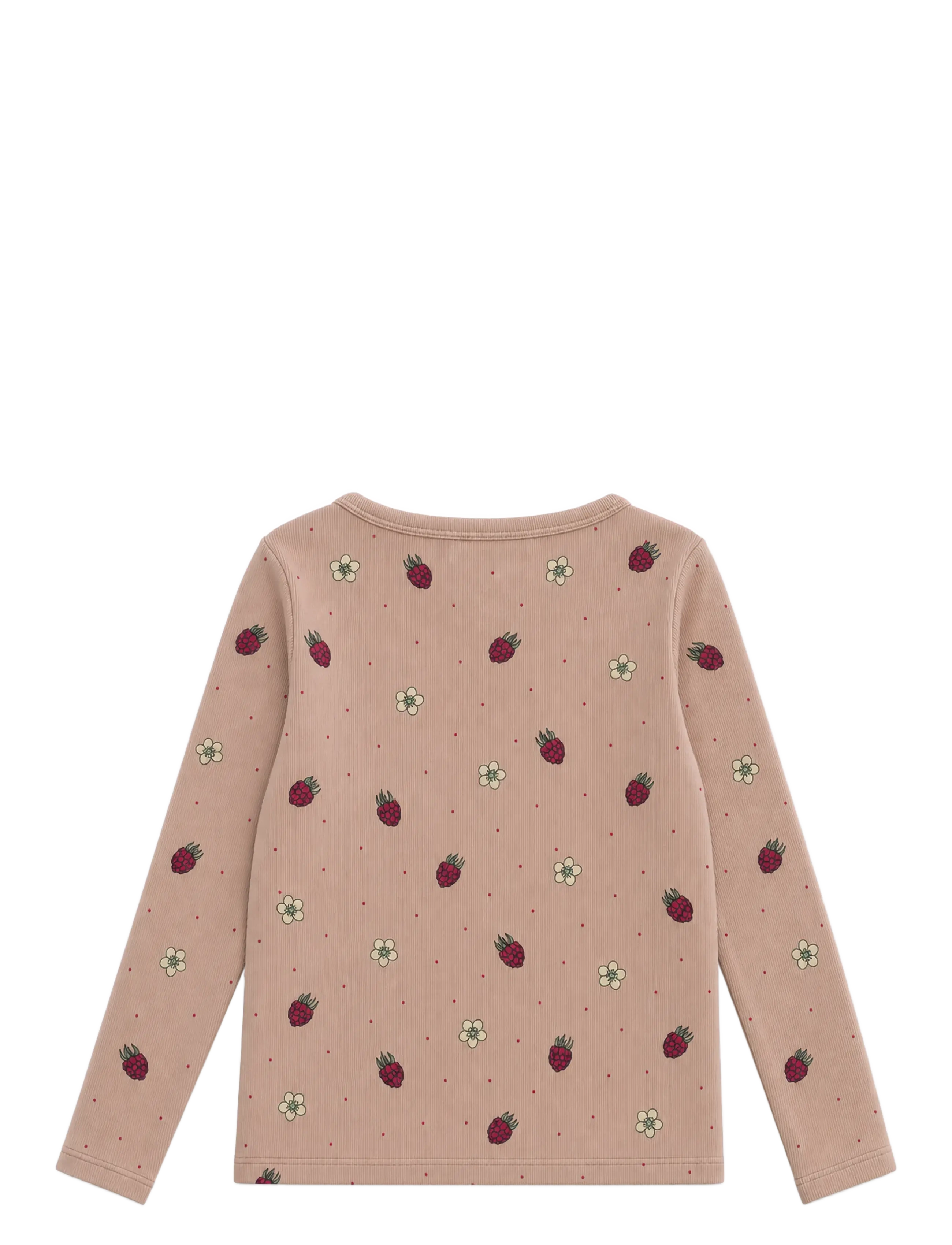 LouieLouie - T-shirt Long sleeve - Rib 2x1 - raspberry rose - 1