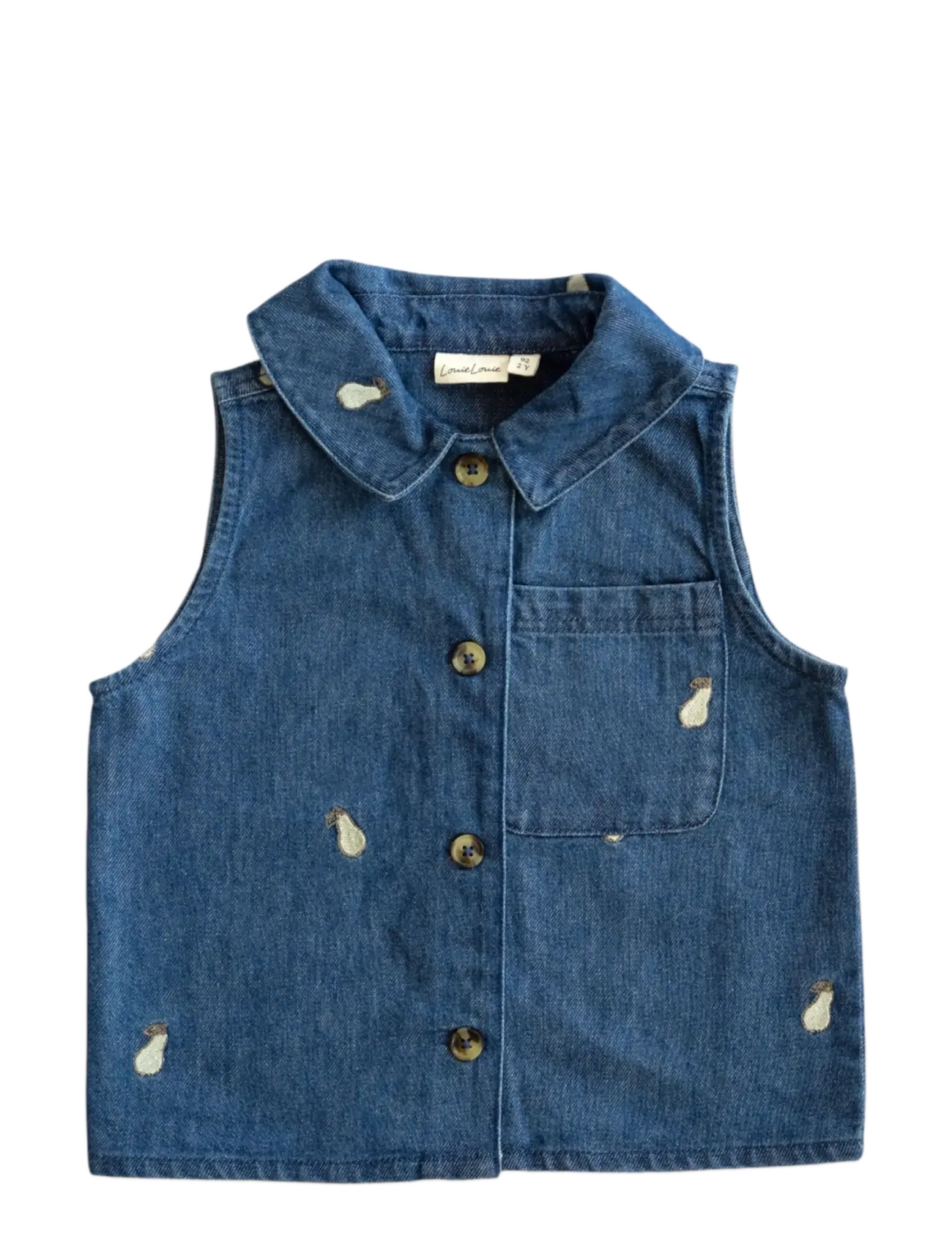 LouieLouie Vilhelm west - Denim - Shop by age - PEAR FALL - EMB / blue