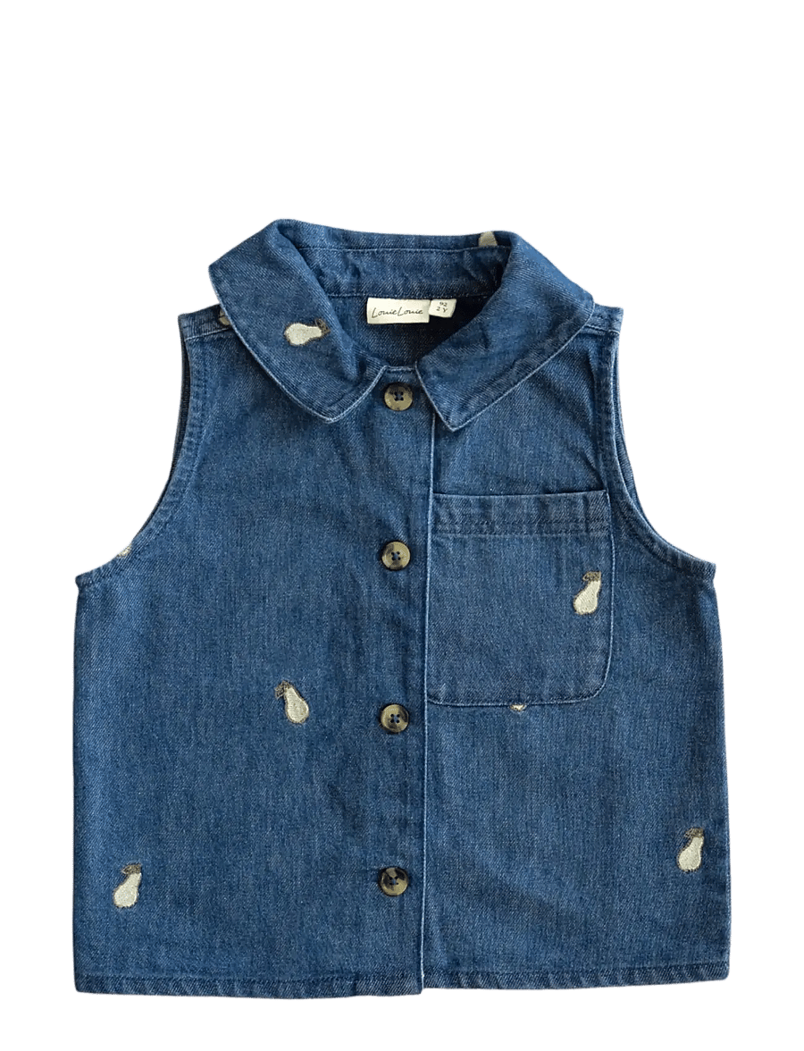LouieLouie - Vilhelm west - Denim - pear fall - emb - 0