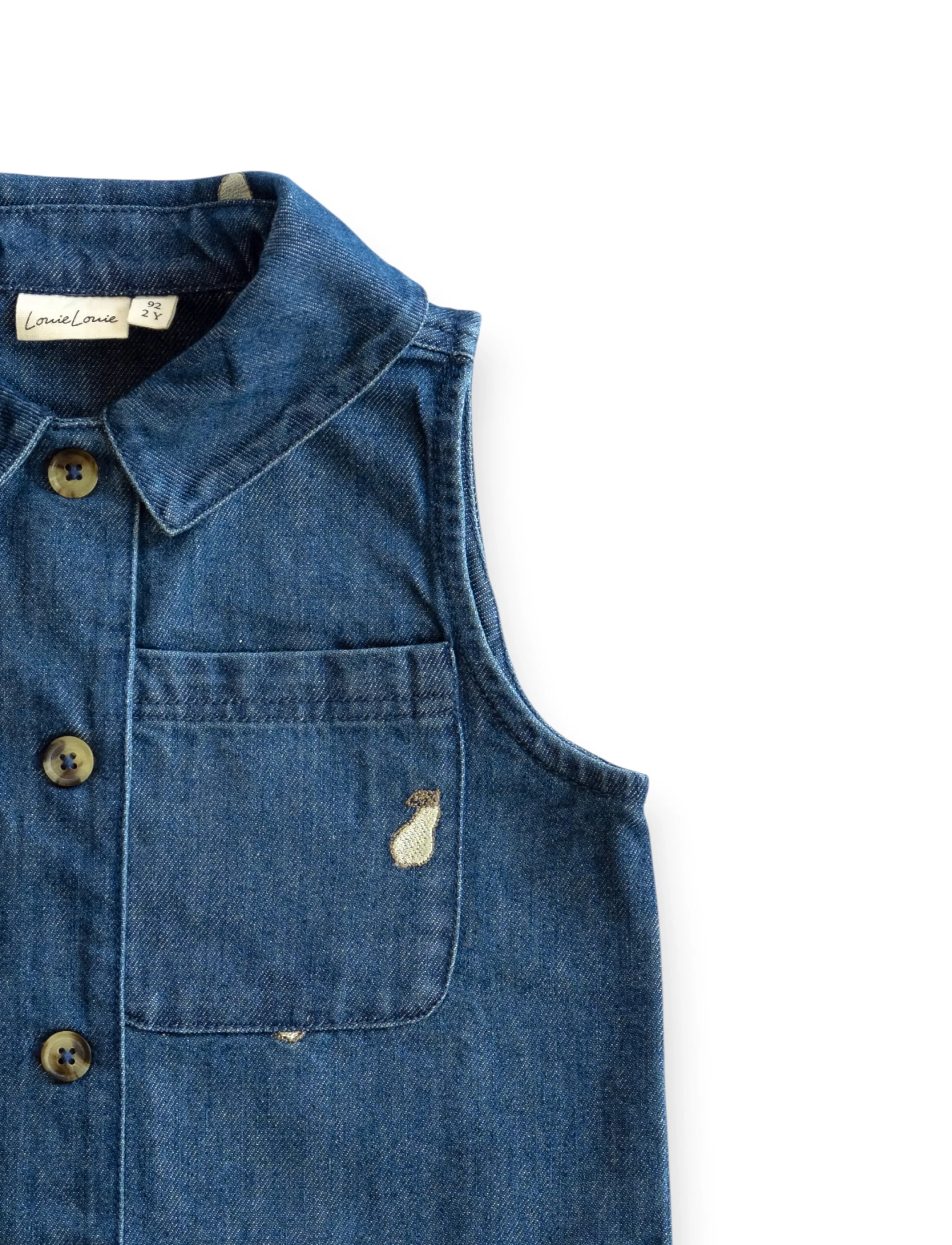 LouieLouie - Vilhelm west - Denim - pear fall - emb - 2