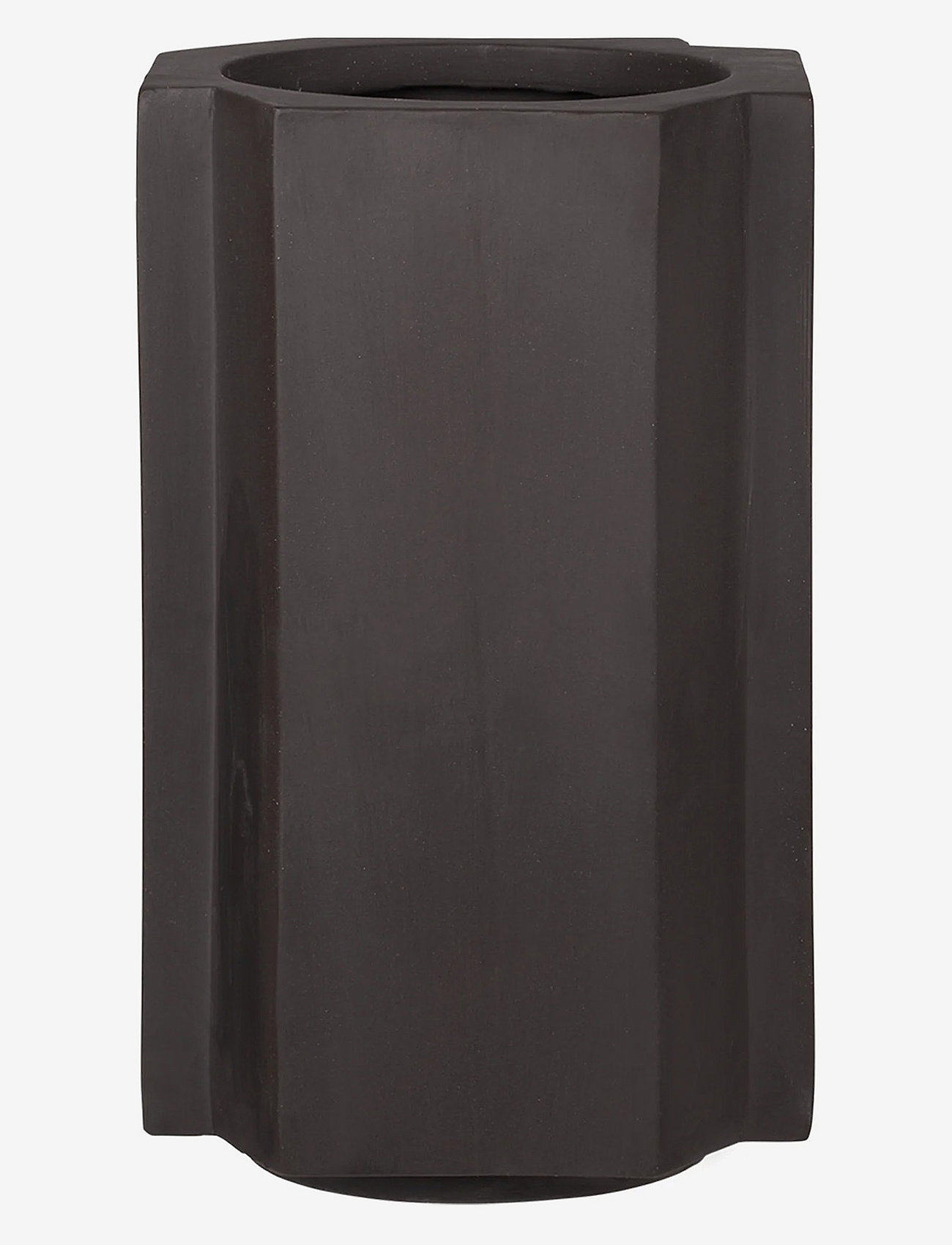 LOUISE ROE - Funki Pot Vase, Small - brown - 0