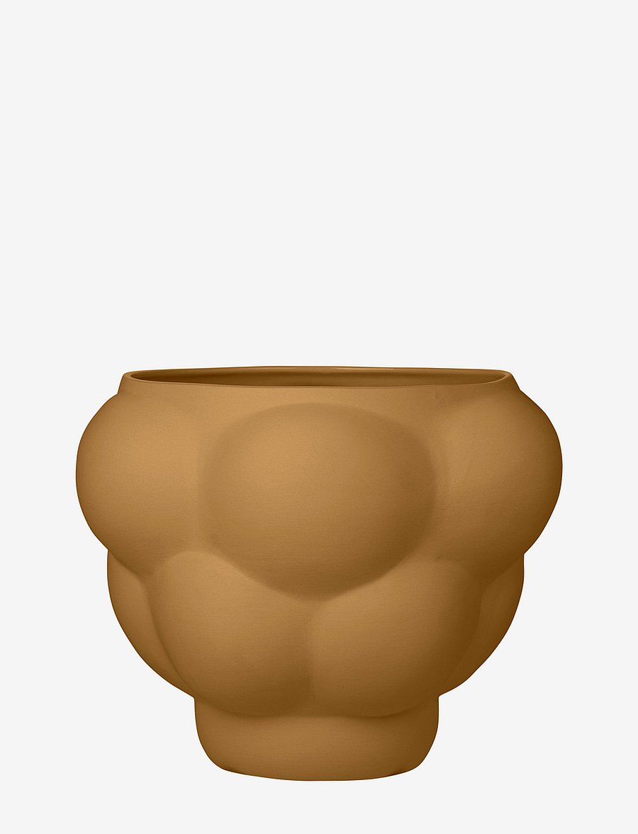 LOUISE ROE - Ceramic Balloon Bowl #05 - sanded ocker - 0