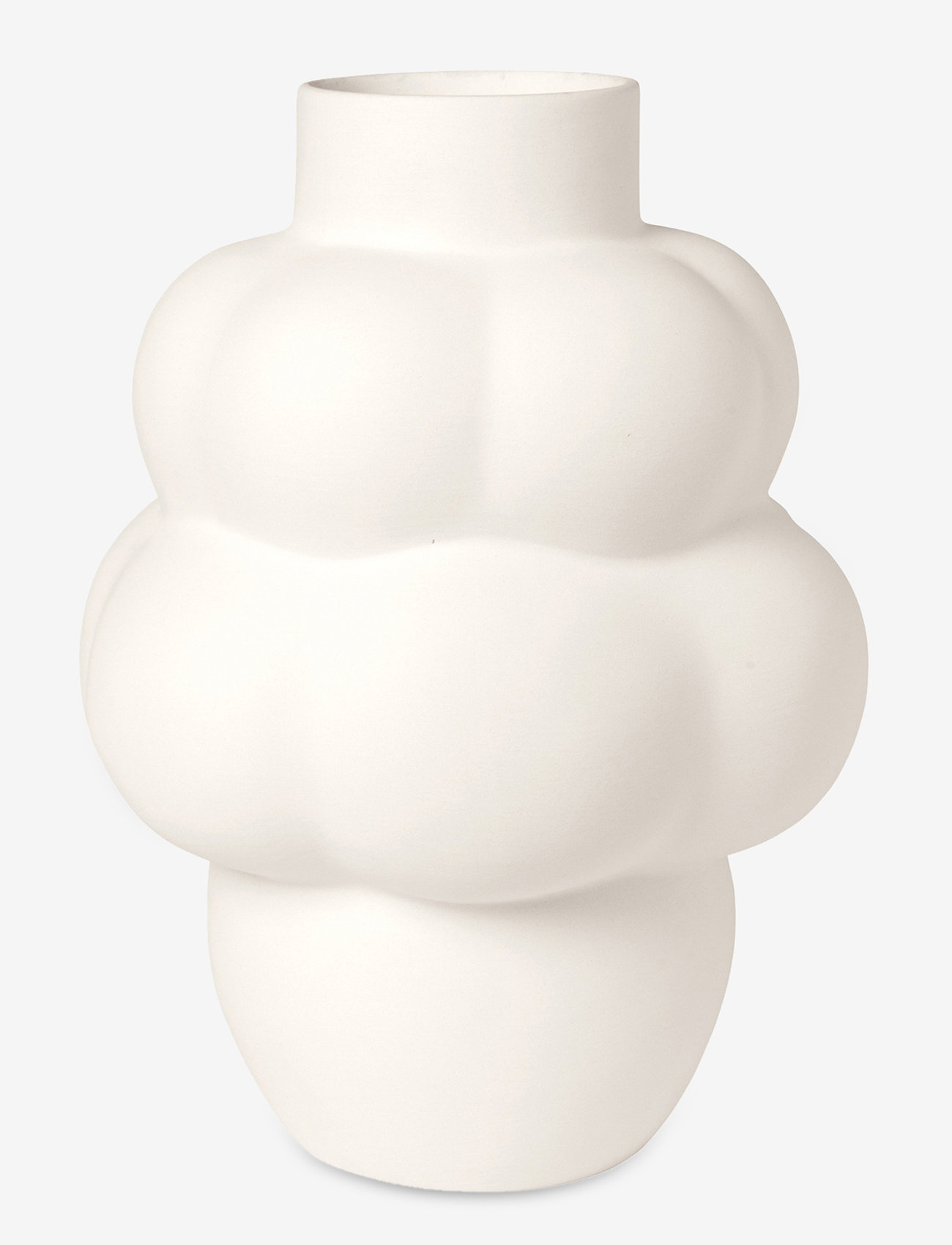 LOUISE ROE - Ceramic Balloon Vase #04 - fødselsdagsgaver - raw white - 0