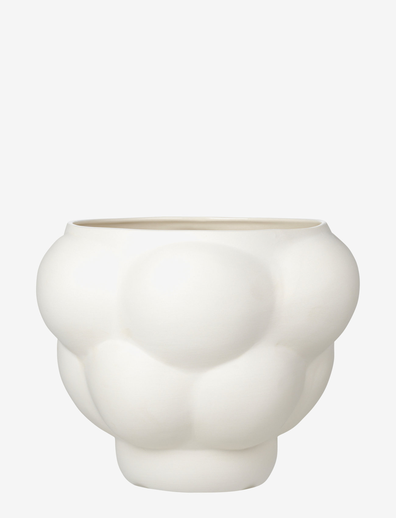 LOUISE ROE - Ceramic Balloon Bowl #06 - isot maljakot - raw white - 0