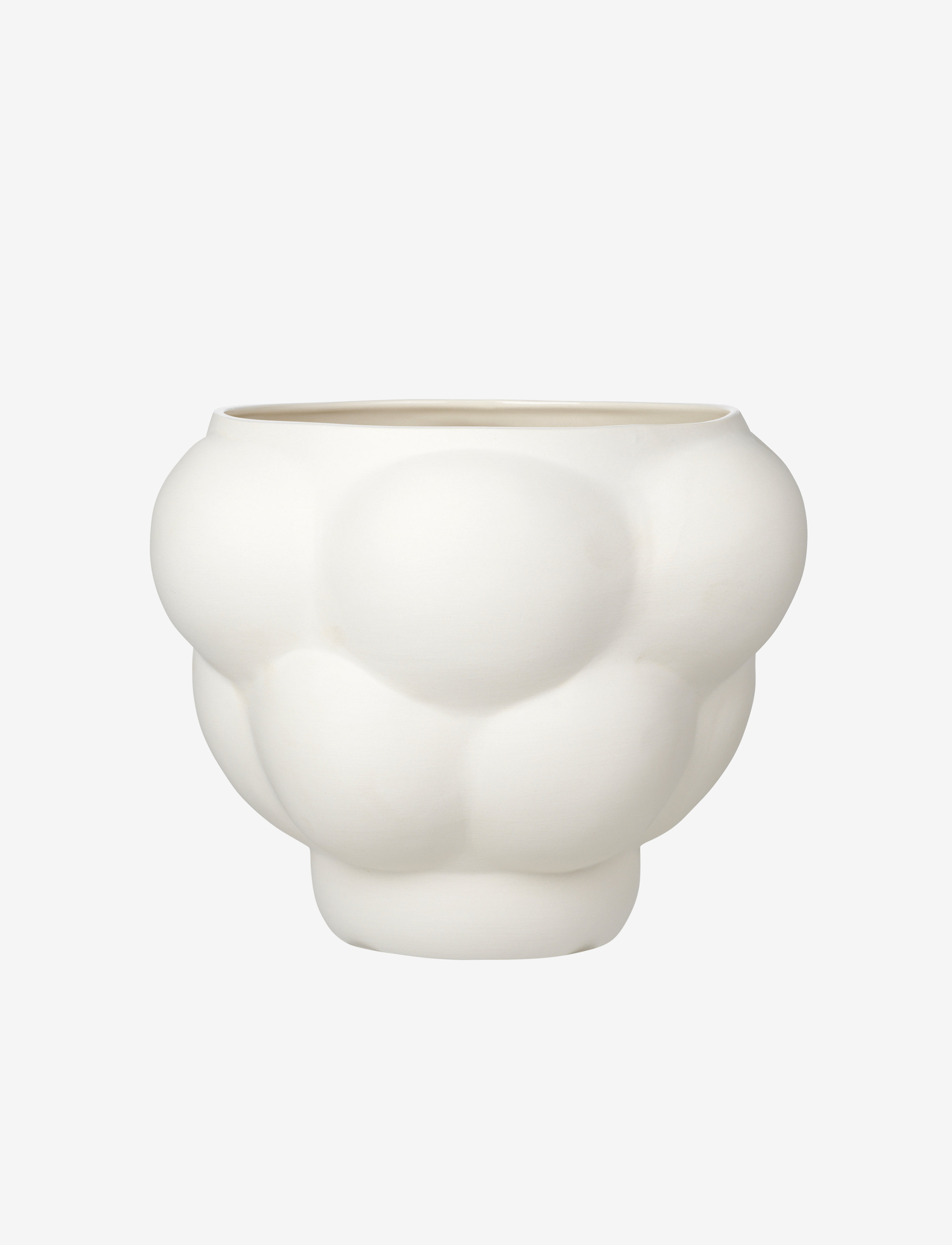 LOUISE ROE Ceramic Balloon Bowl #05 - Deals - RAW WHITE / white