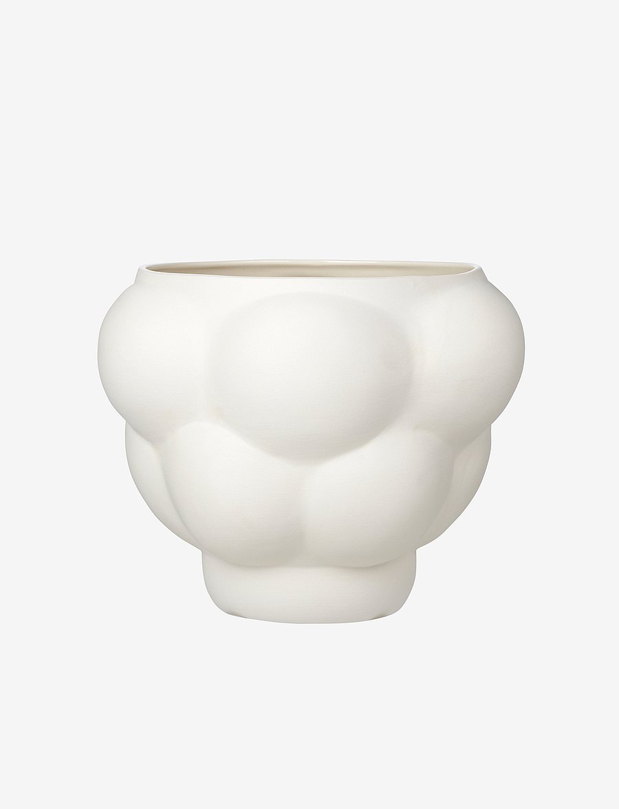LOUISE ROE - Ceramic Balloon Bowl #05 - raw white - 1