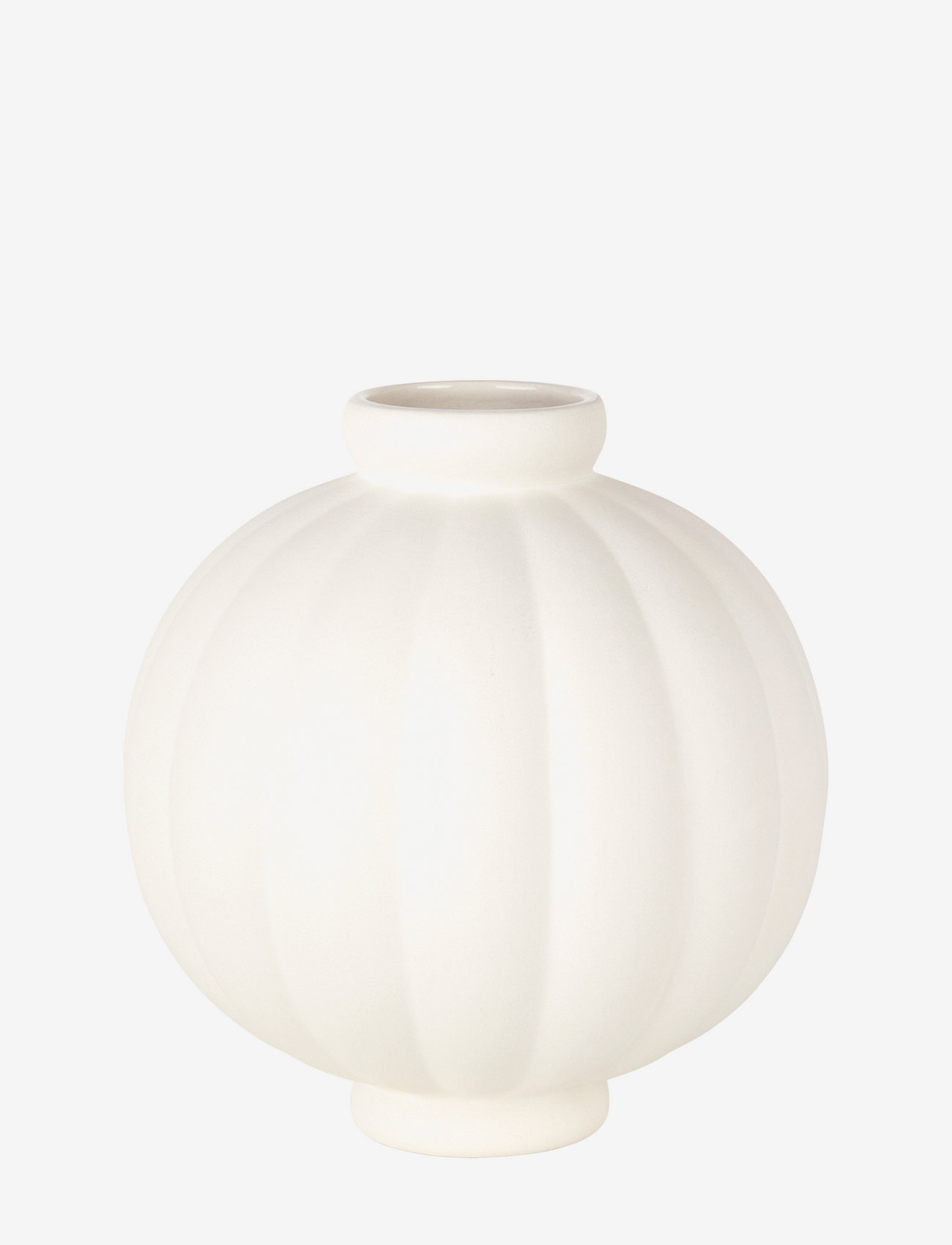 LOUISE ROE - Ceramic Balloon Vase #01 - raw white - 0